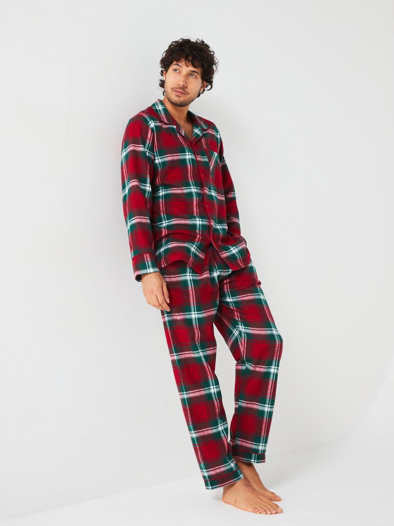 very-man-mens-family-christmas-pj-woven-check-revere-set-redoutfit