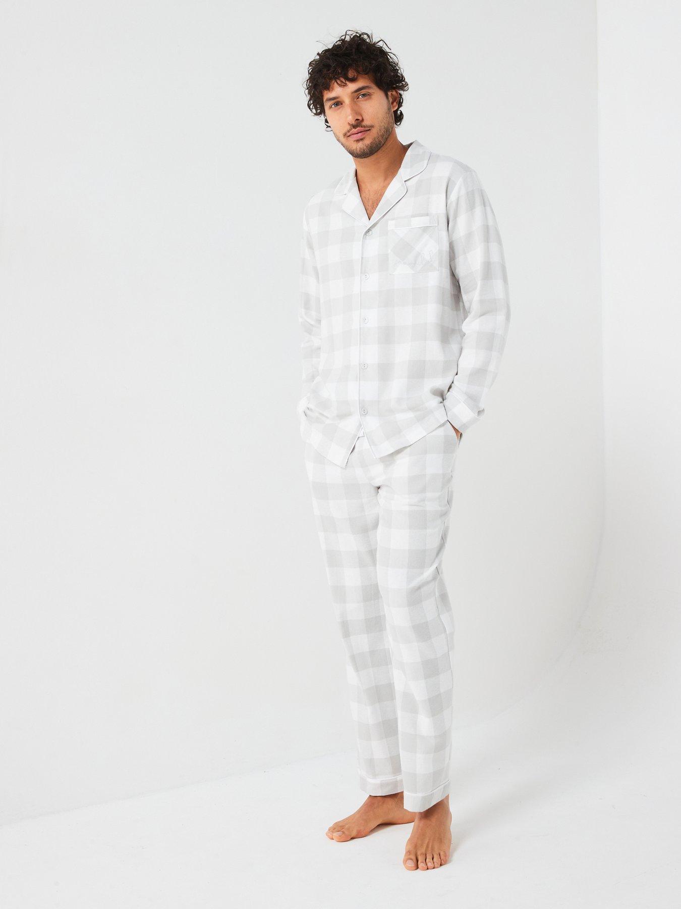 very-man-mens-family-christmas-pj-check-revere-set-greystillFront