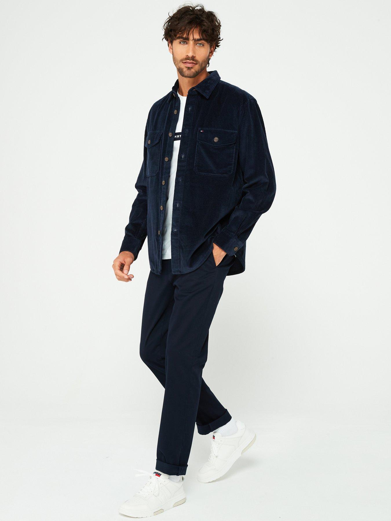 tommy-hilfiger-tommy-hilfiger-double-pocket-corduroy-overshirt-navyback