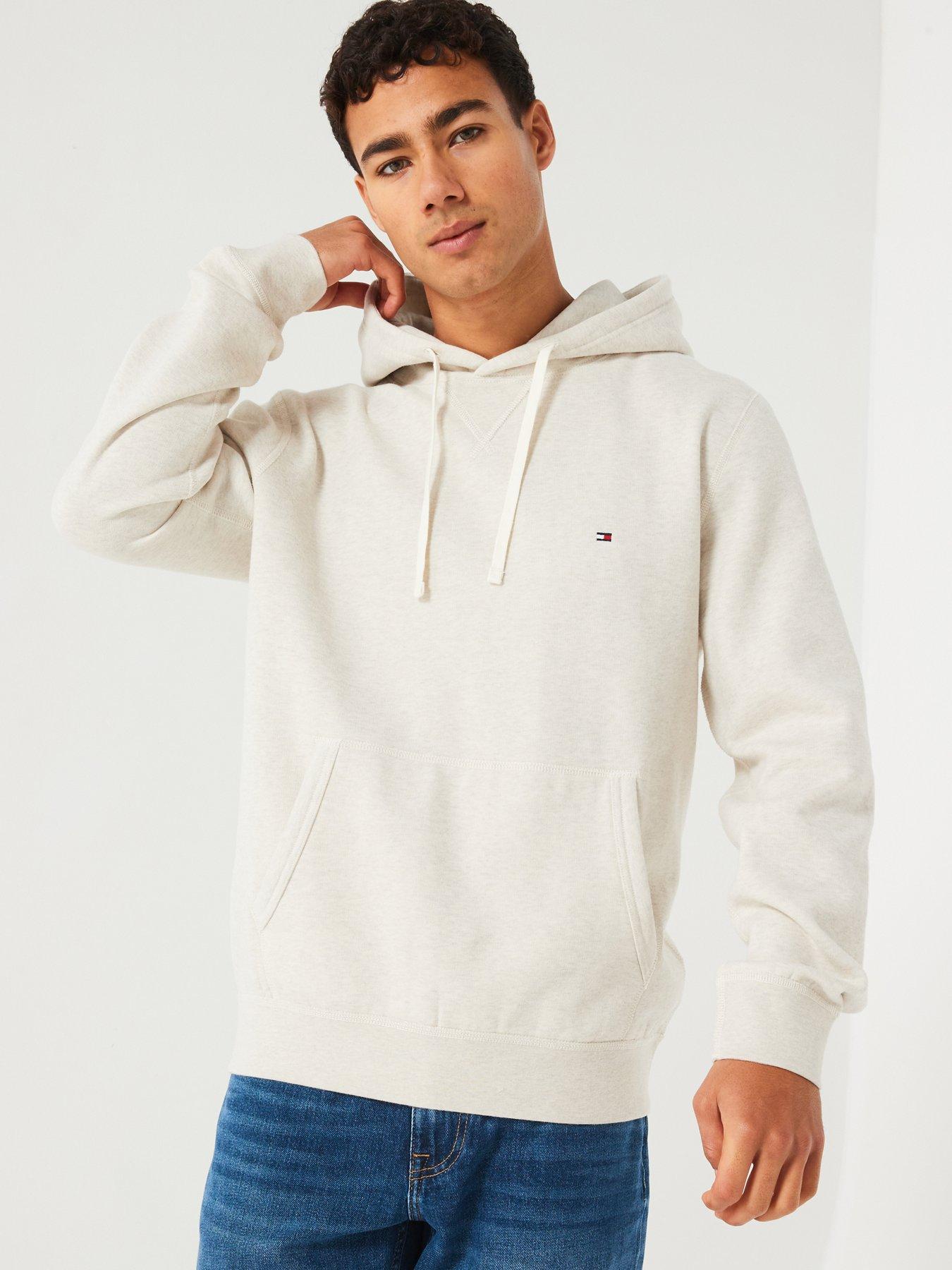 tommy-hilfiger-tommy-hilfiger-essential-fleece-overhead-hoodie-light-natural