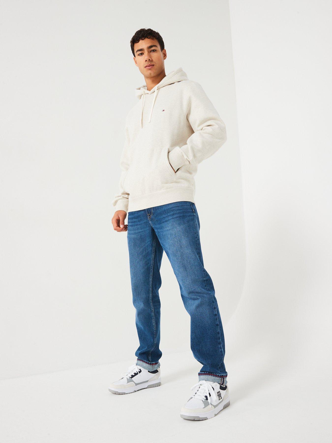 tommy-hilfiger-tommy-hilfiger-essential-fleece-overhead-hoodie-light-naturalback