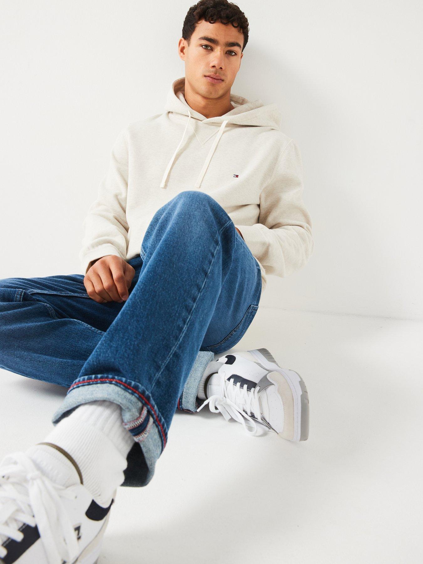 tommy-hilfiger-tommy-hilfiger-essential-fleece-overhead-hoodie-light-naturaldetail