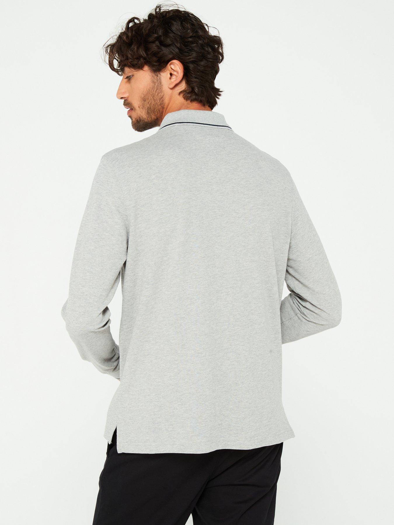 tommy-hilfiger-tommy-hilfiger-regular-fit-zip-long-sleeve-polo-shirt-light-greystillFront