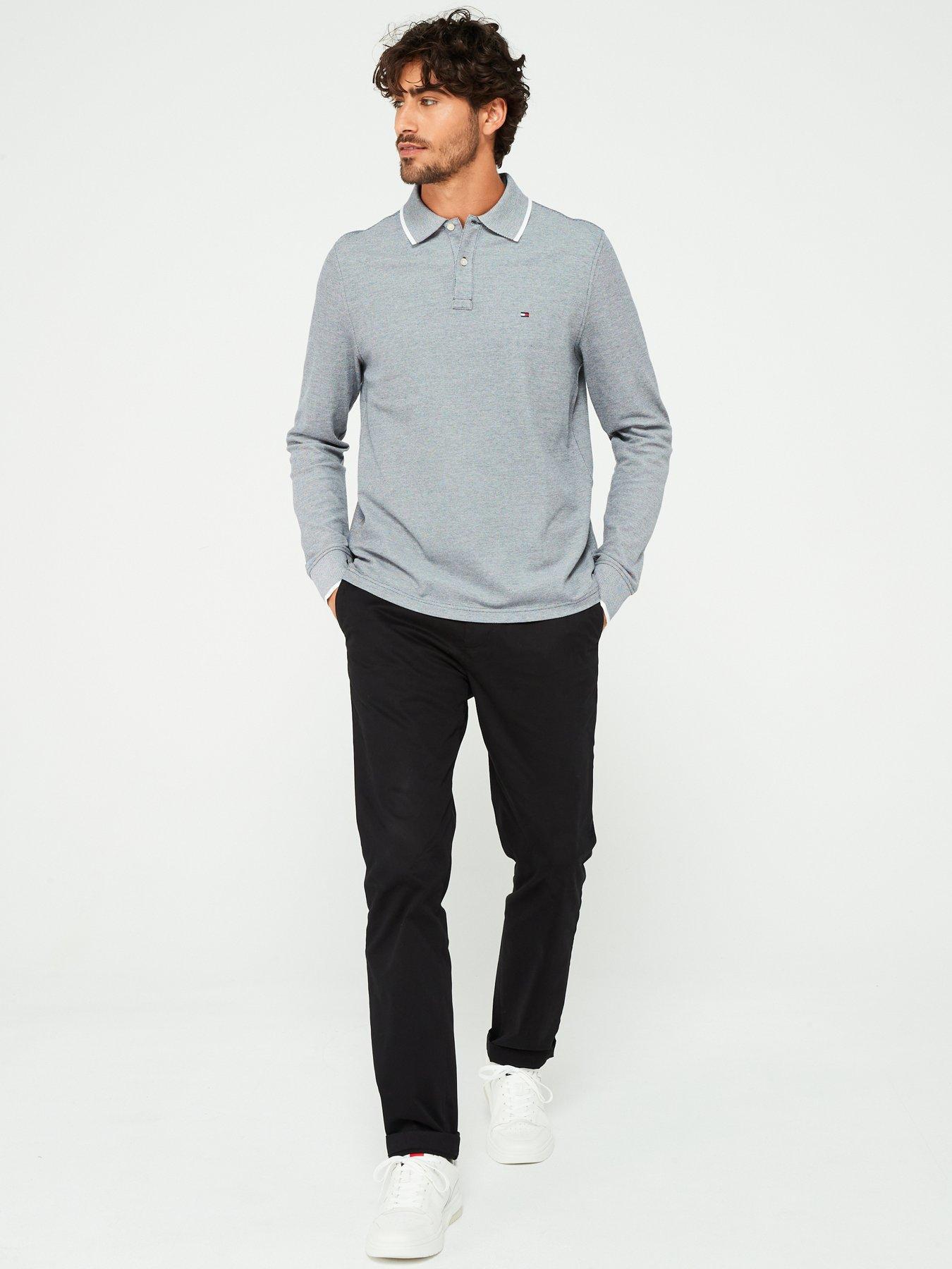 tommy-hilfiger-tommy-hilfiger-regular-fit-contrast-oxford-long-sleeve-polo-shirt-navyback