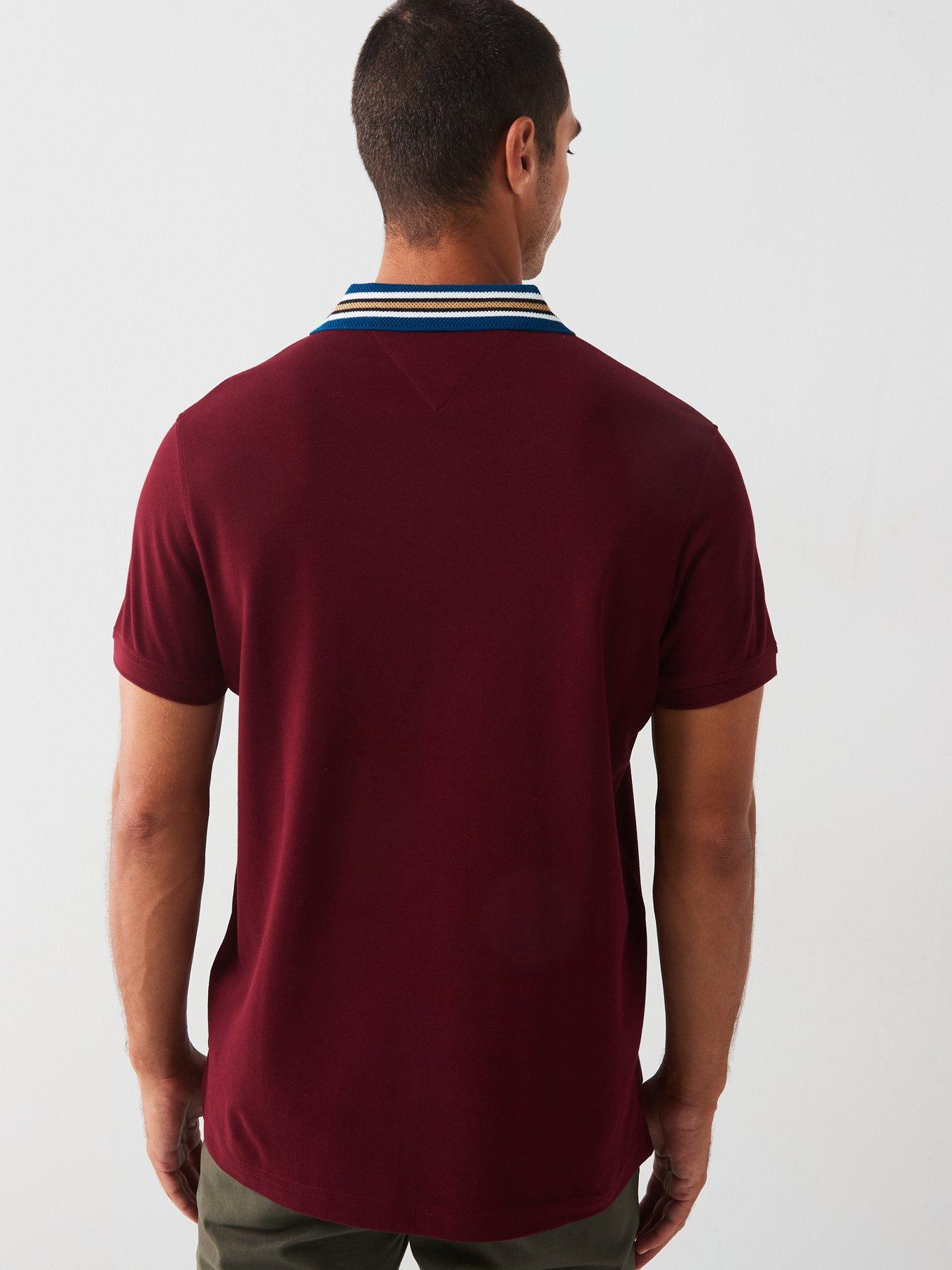 tommy-hilfiger-tommy-hilfiger-regular-fit-contrast-collar-polo-shirt-dark-redstillFront