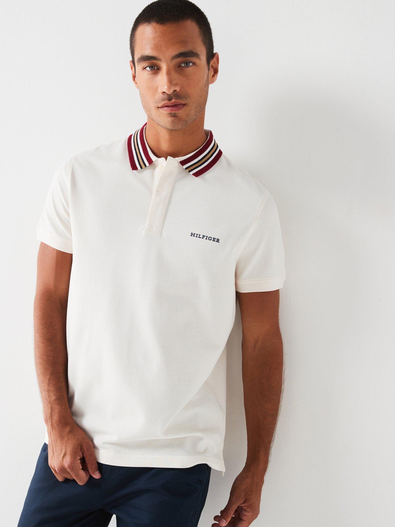 tommy-hilfiger-tommy-hilfiger-regular-fit-contrast-collar-polo-shirt-cream