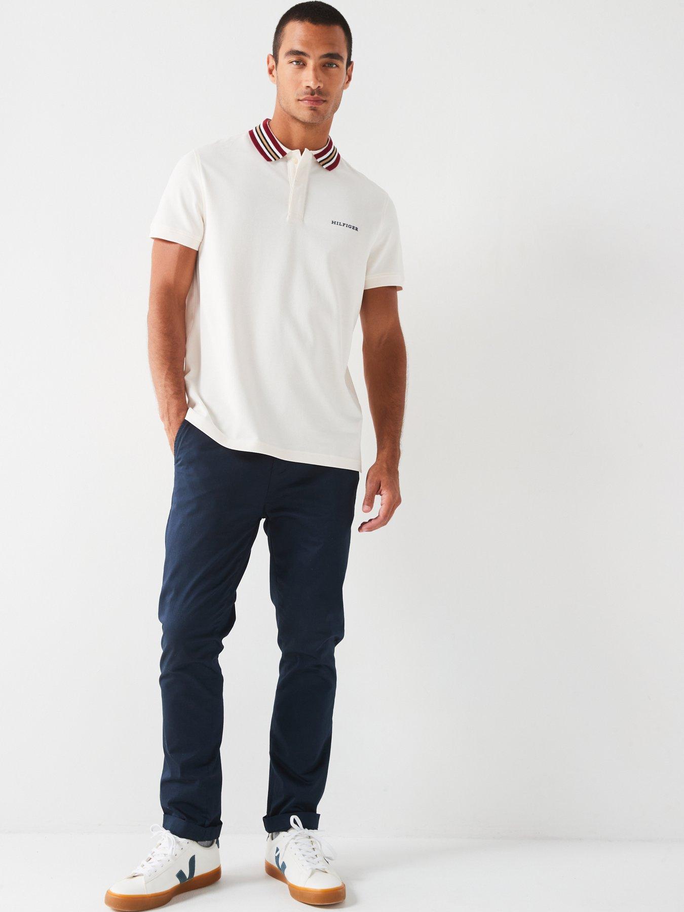 tommy-hilfiger-tommy-hilfiger-regular-fit-contrast-collar-polo-shirt-creamback