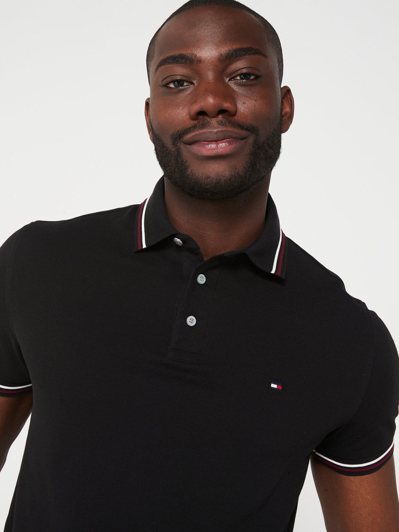 tommy-hilfiger-tommy-hilfiger-slim-fit-tipped-polo-shirt-blackoutfit