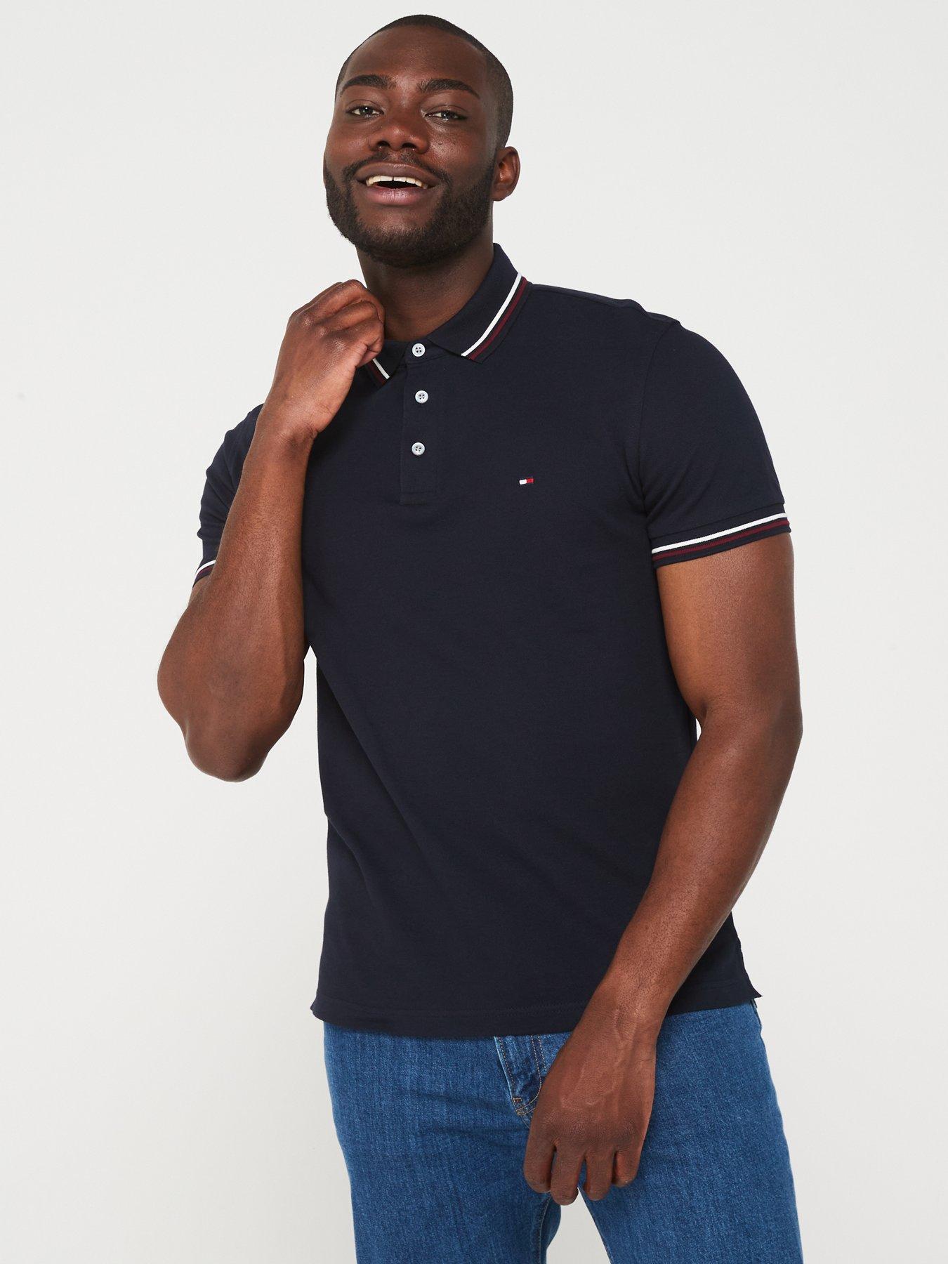 tommy-hilfiger-tommy-hilfiger-slim-fit-tipped-polo-shirt-navy