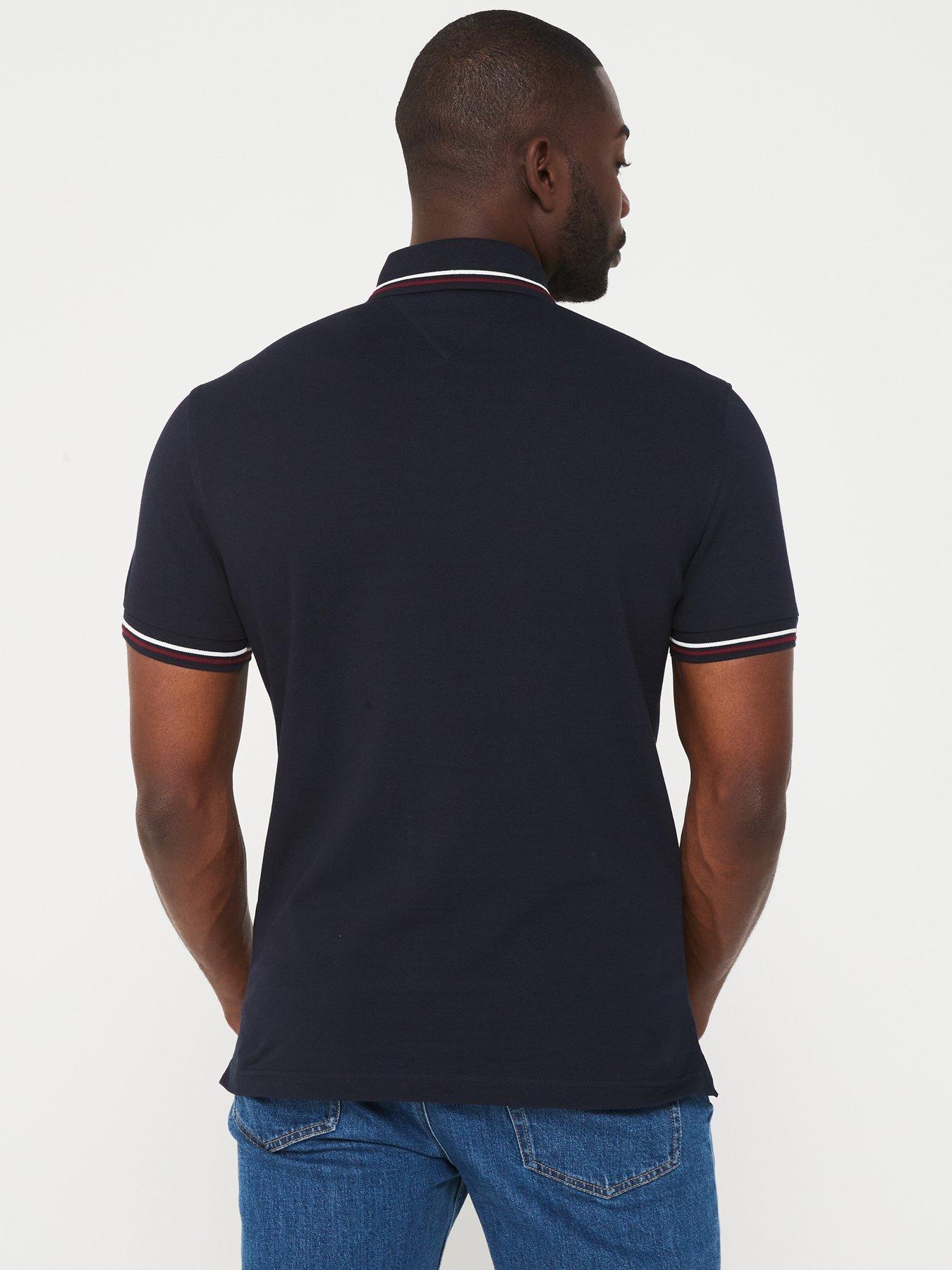 tommy-hilfiger-tommy-hilfiger-slim-fit-tipped-polo-shirt-navystillFront