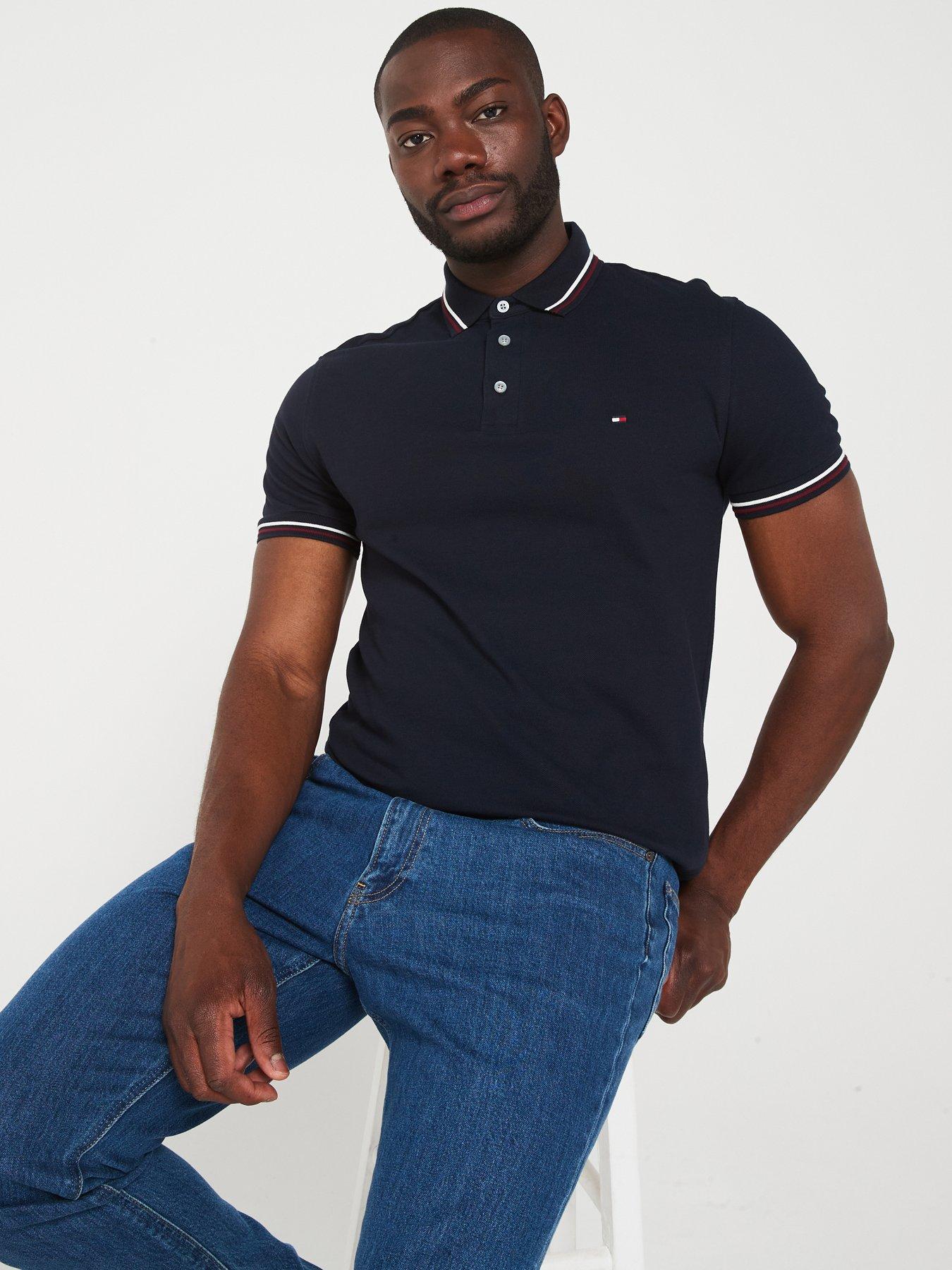 tommy-hilfiger-tommy-hilfiger-slim-fit-tipped-polo-shirt-navydetail