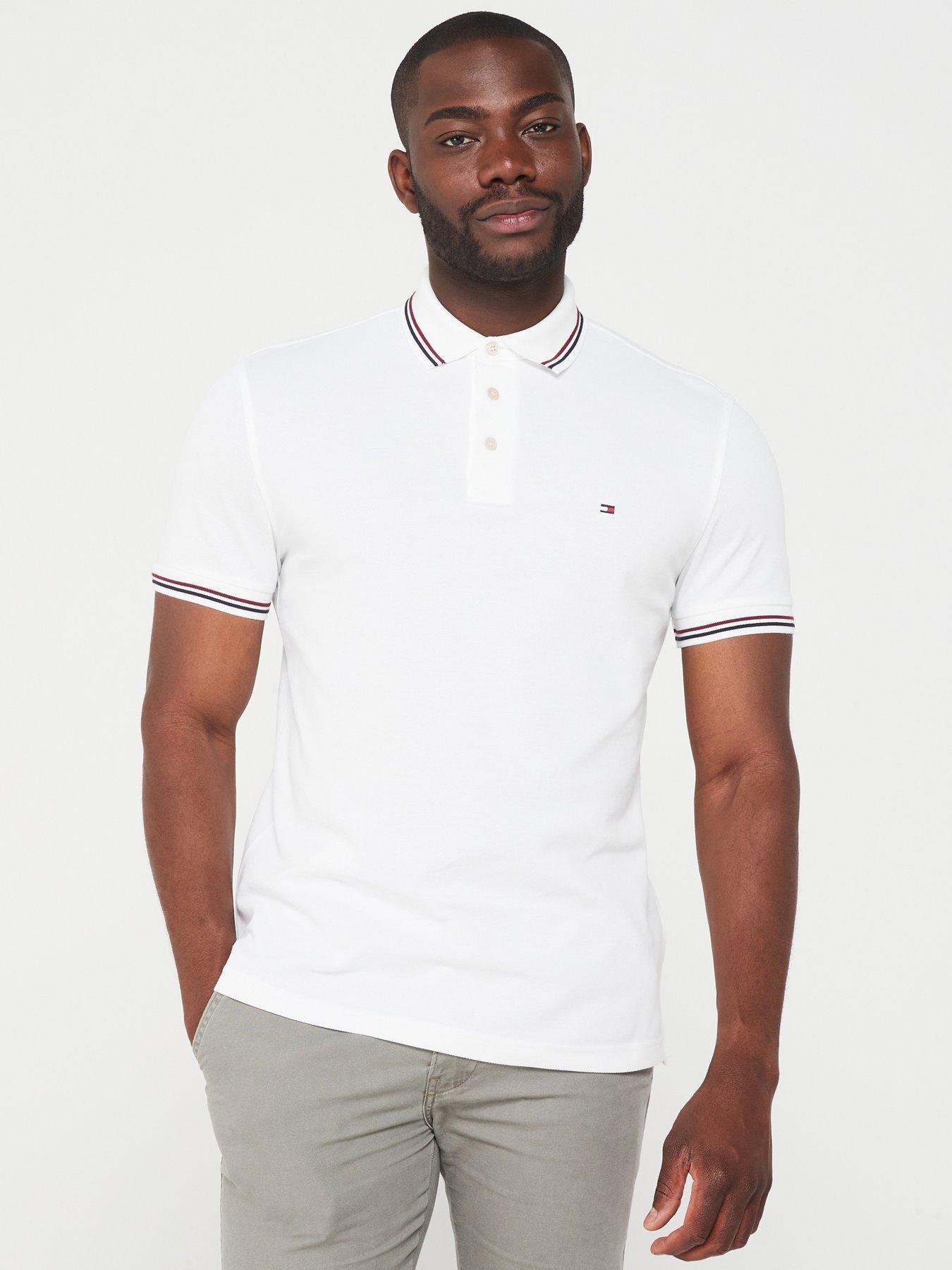 tommy-hilfiger-tommy-hilfiger-slim-fit-tipped-polo-shirt-white