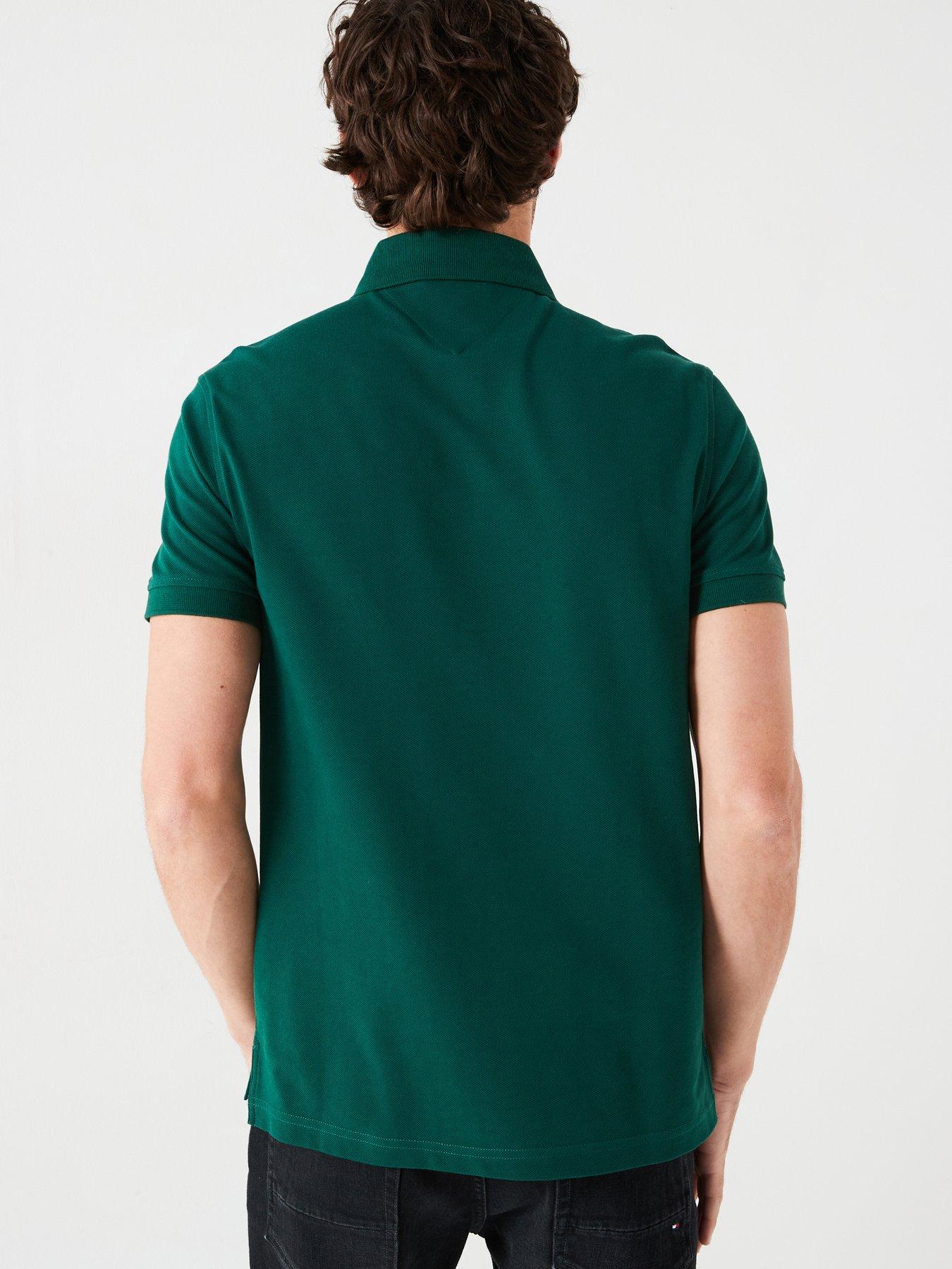 tommy-hilfiger-tommy-hilfiger-1985-slim-fit-polo-shirt-dark-greenstillFront