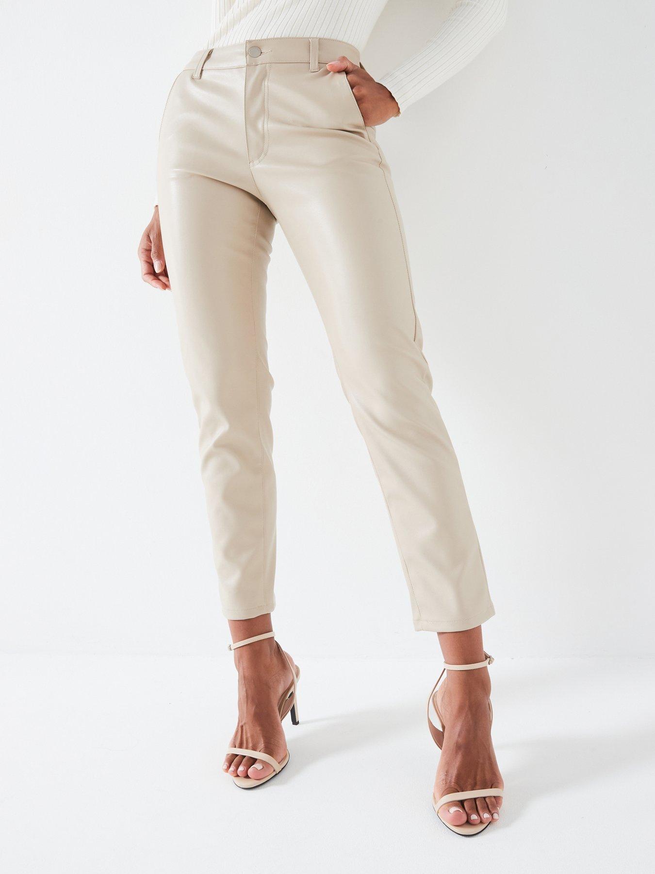 v-by-very-faux-leather-slim-cigarette-trousers-beige