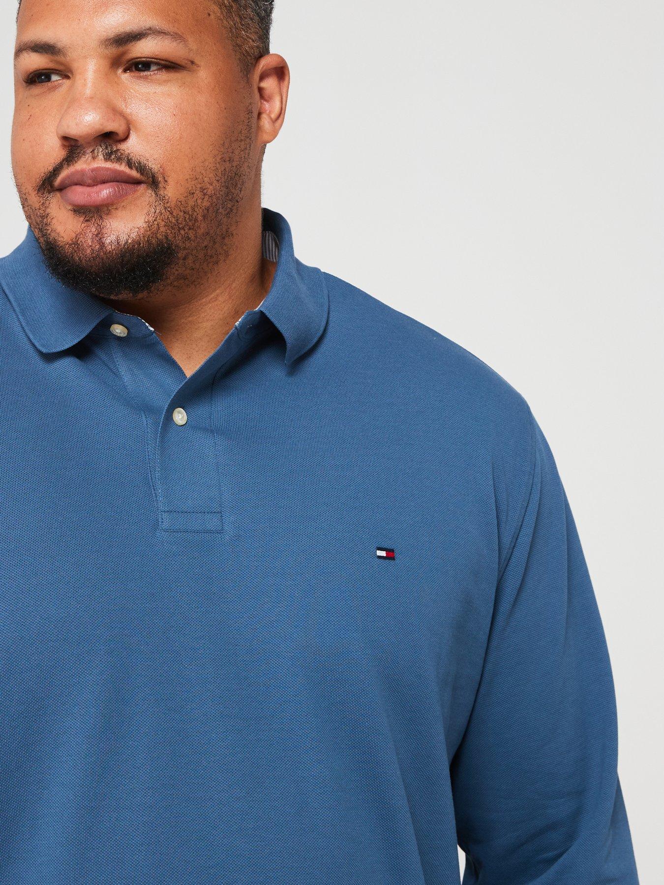 tommy-hilfiger-tommy-hilfiger-big-amp-tall-1985-regular-fit-long-sleeve-polo-shirt-bluedetail