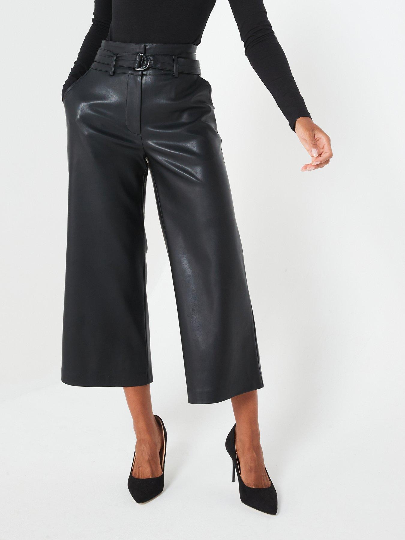 v-by-very-faux-leather-paperbag-wide-leg-crop-trousers-blackoutfit