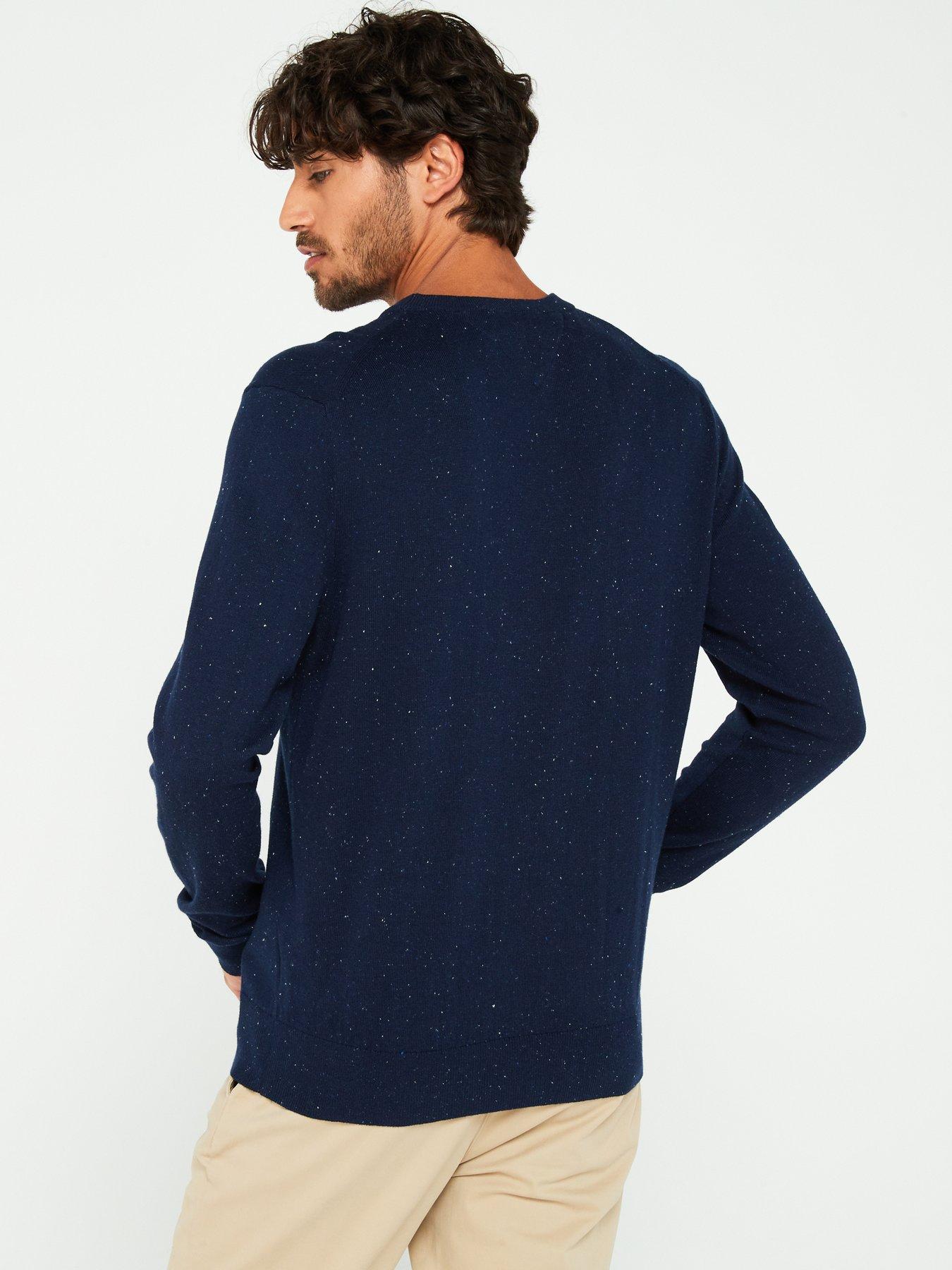 tommy-hilfiger-pima-cotton-cashmere-blend-flecked-knitted-jumper-navystillFront