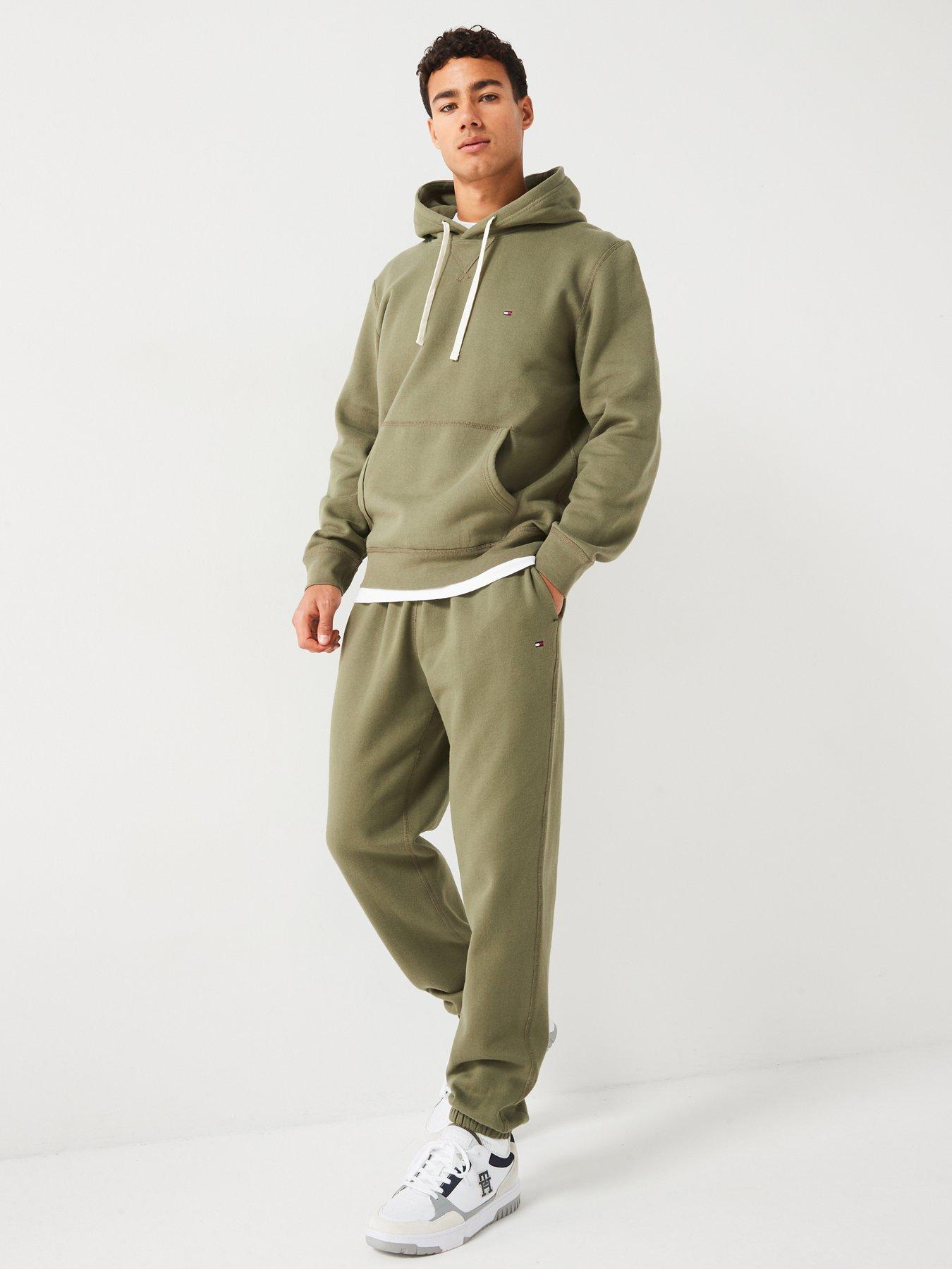 tommy-hilfiger-tommy-hilfiger-essential-fleece-cuff-joggers-khakiback