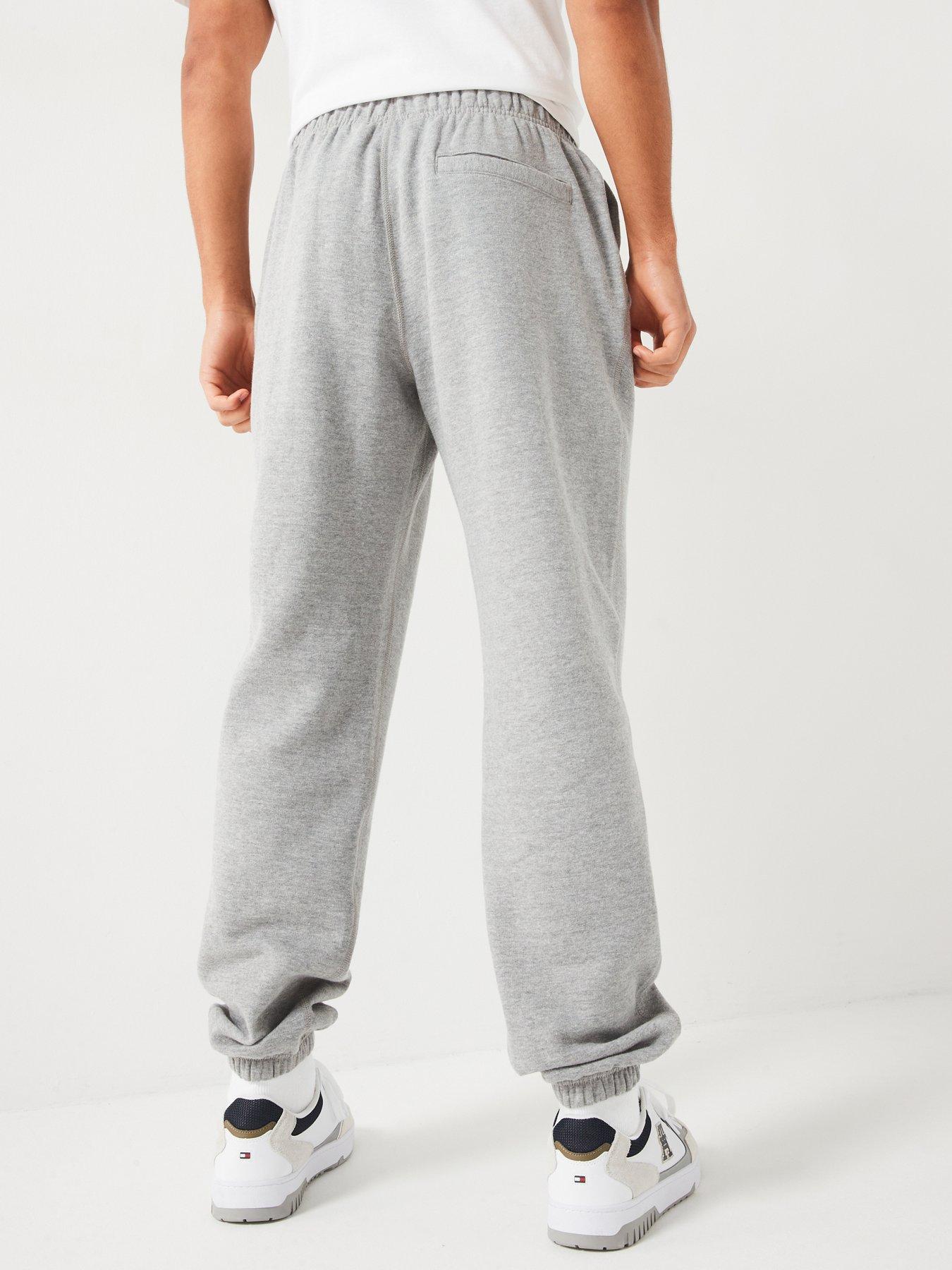 tommy-hilfiger-essential-fleece-cuff-joggers-greystillFront
