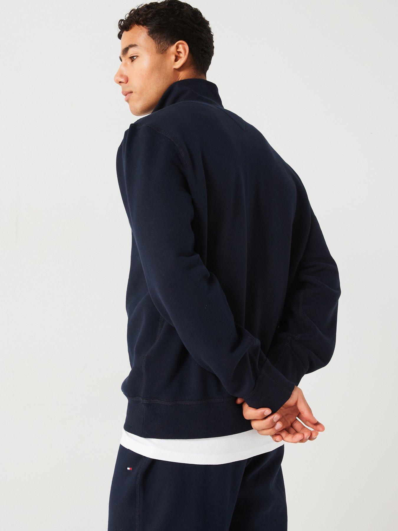 tommy-hilfiger-tommy-hilfiger-essential-fleece-14-zip-sweat-navystillFront