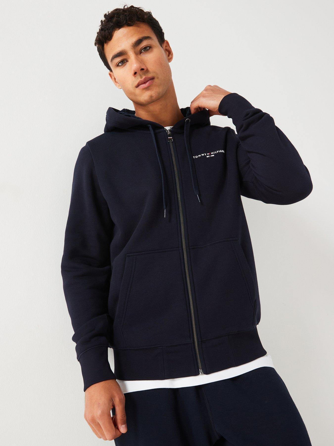 tommy-hilfiger-tommy-hilfiger-tommy-logo-fur-lined-heavyweight-zip-sweat-navy