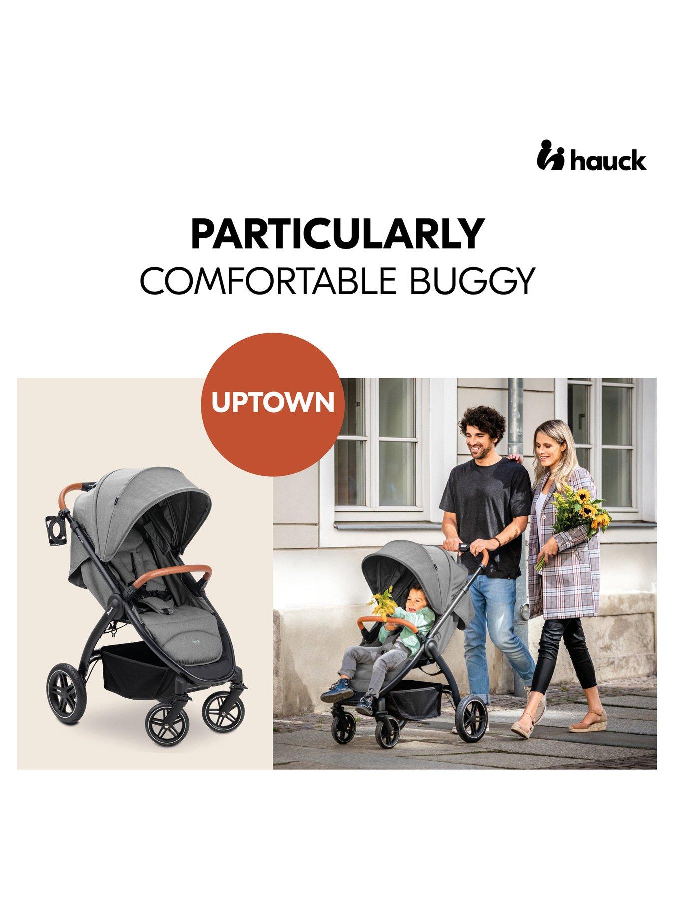 hauck-uptown-stroller-greystillFront