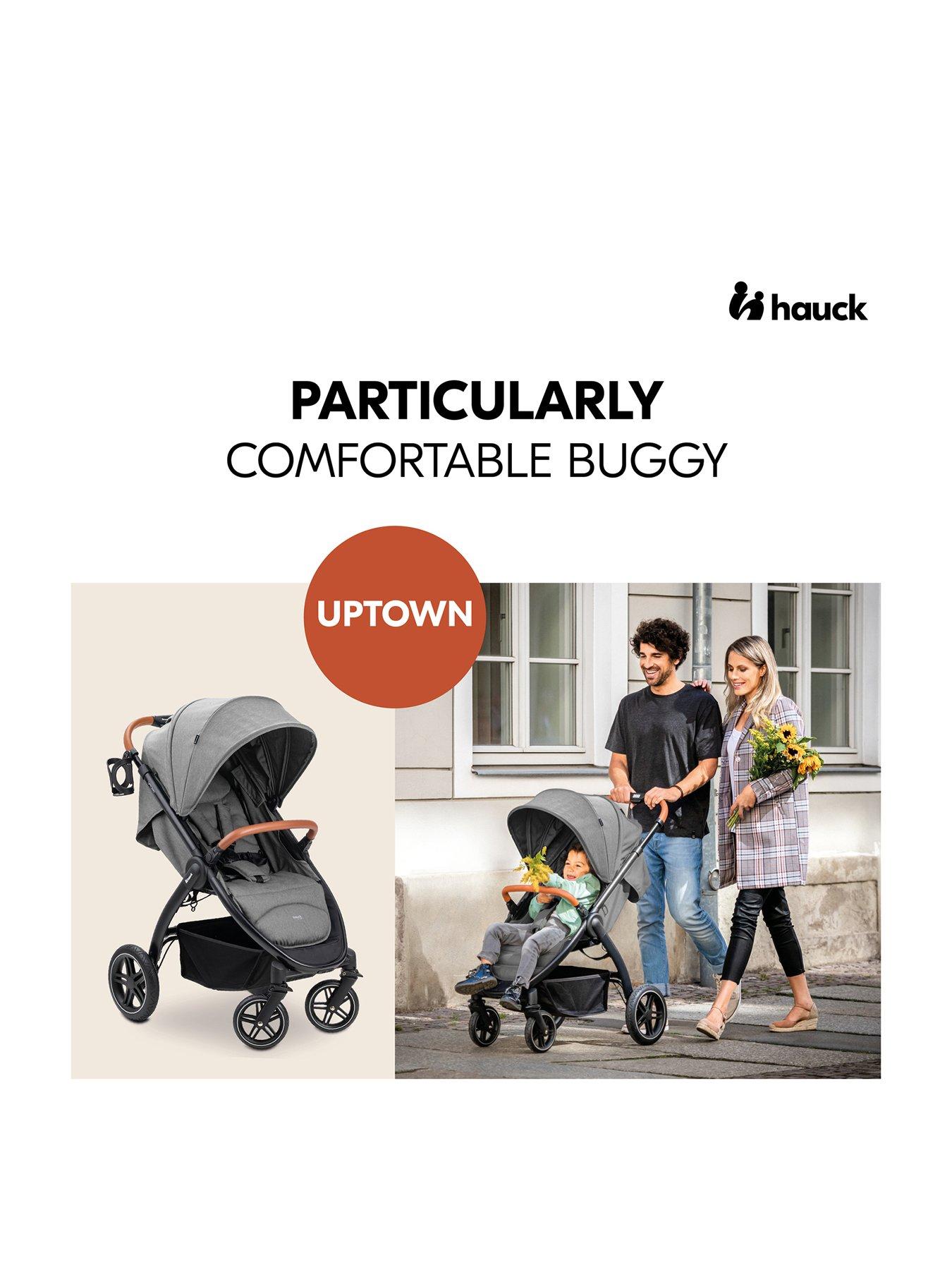 hauck-uptown-stroller-greystillFront