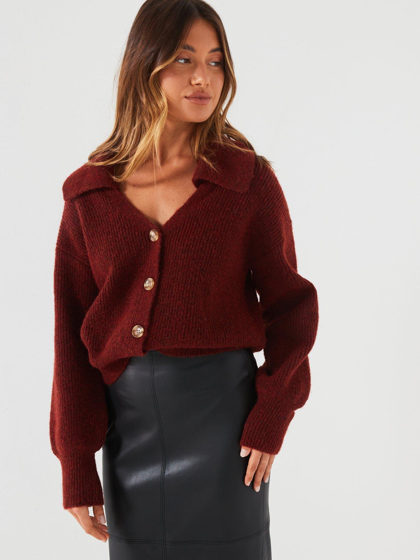 v-by-very-collared-knitted-cardigan-burgundyoutfit