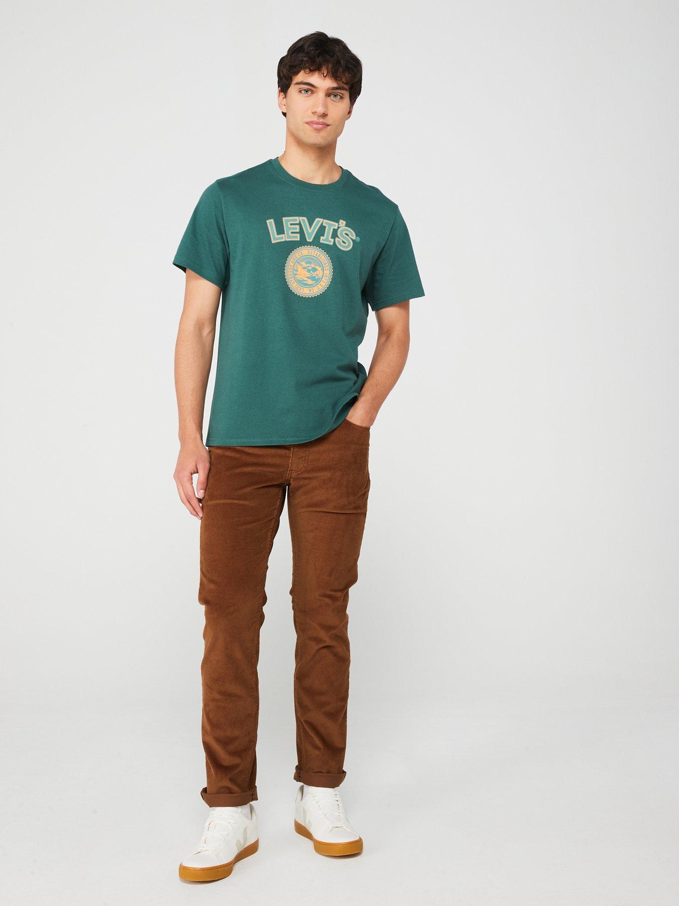 levis-short-sleeve-relaxed-fit-t-shirt-dark-greenback