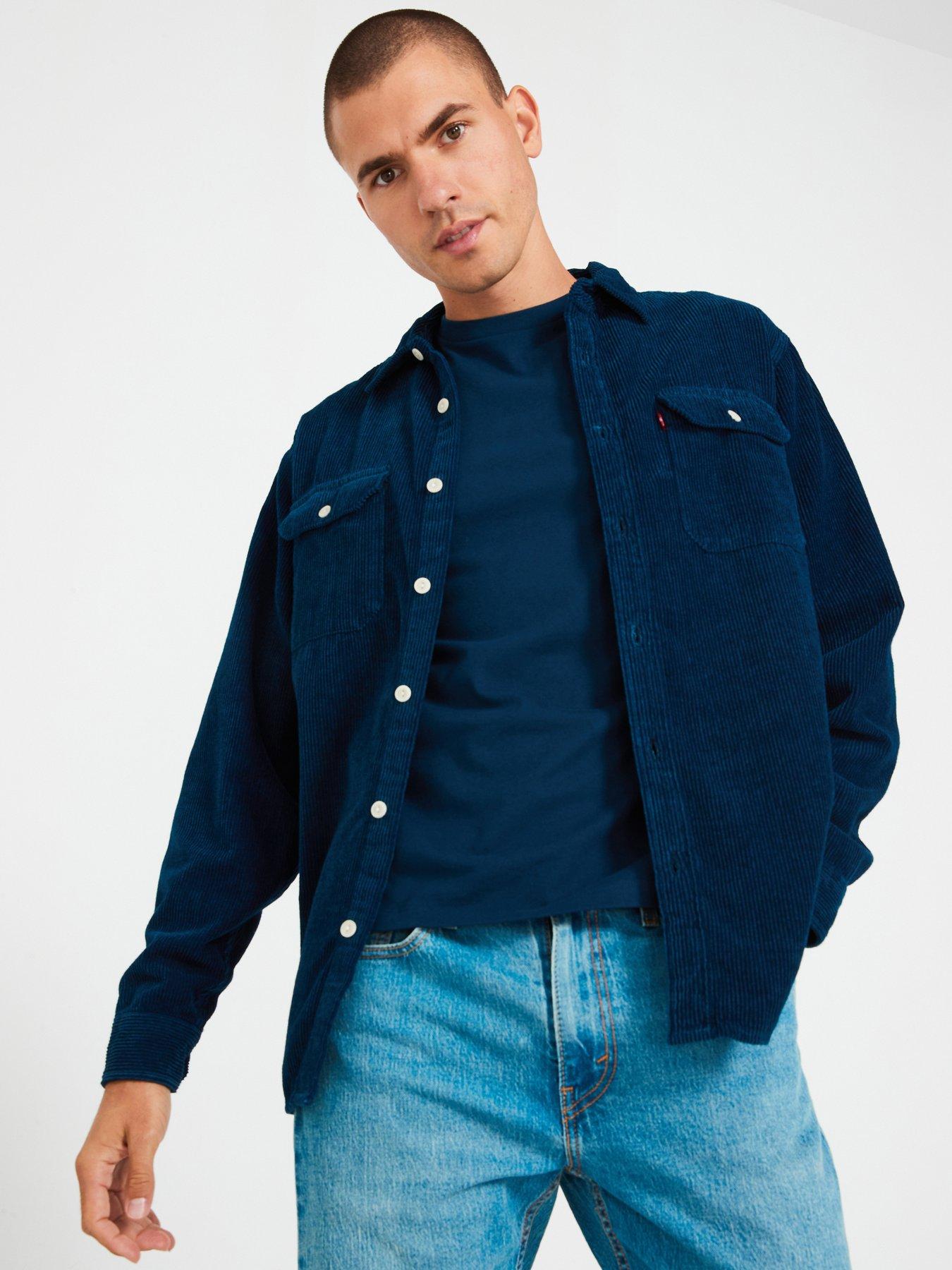 Image 1 of 6 of Levi's Levi's Jackson Worker Long Sleeve Shirt - Navy