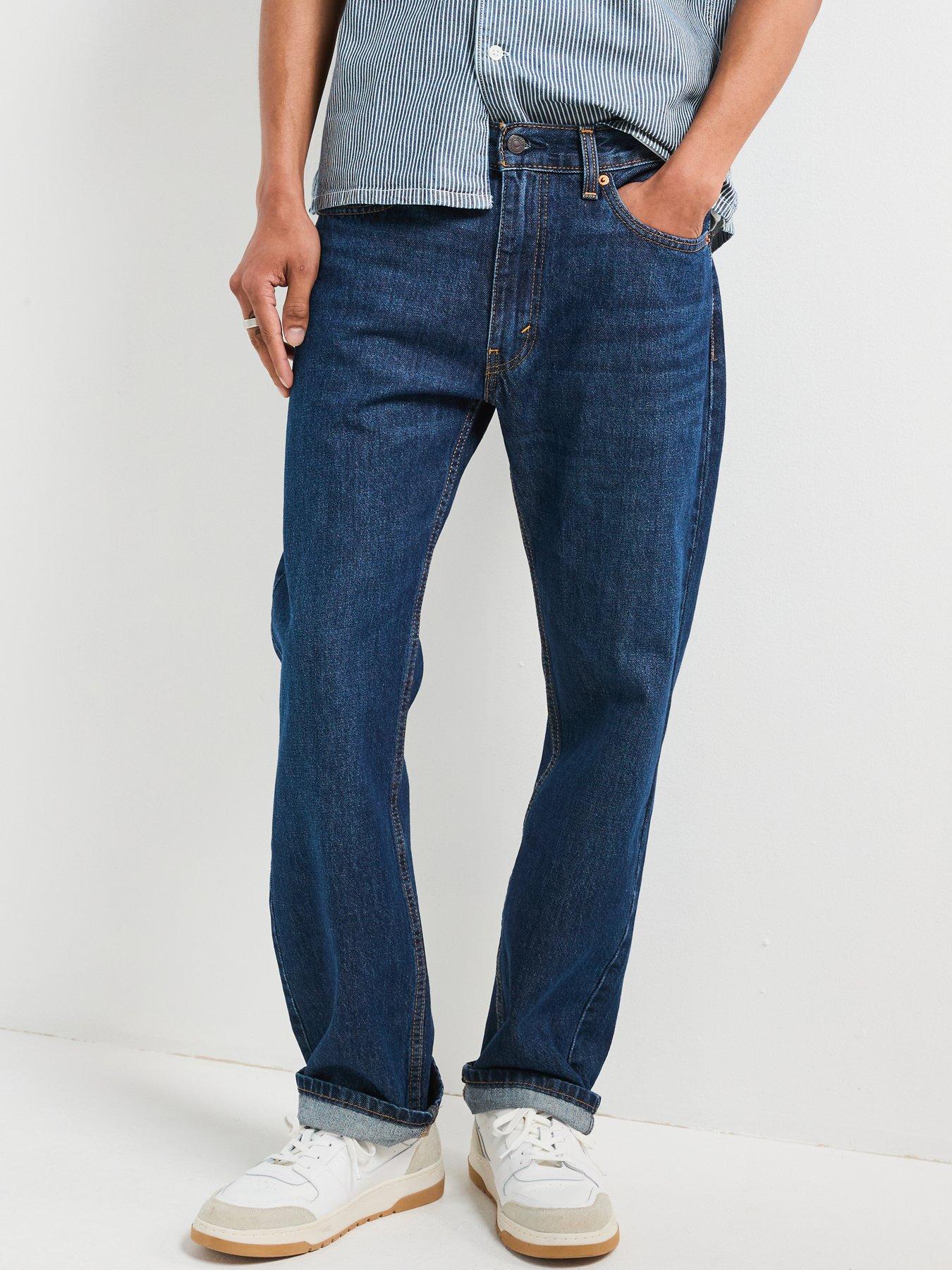 undefined Levi's 555 '96 Relaxed Straight Fit Jeans - Next One Up - Dark Blue
