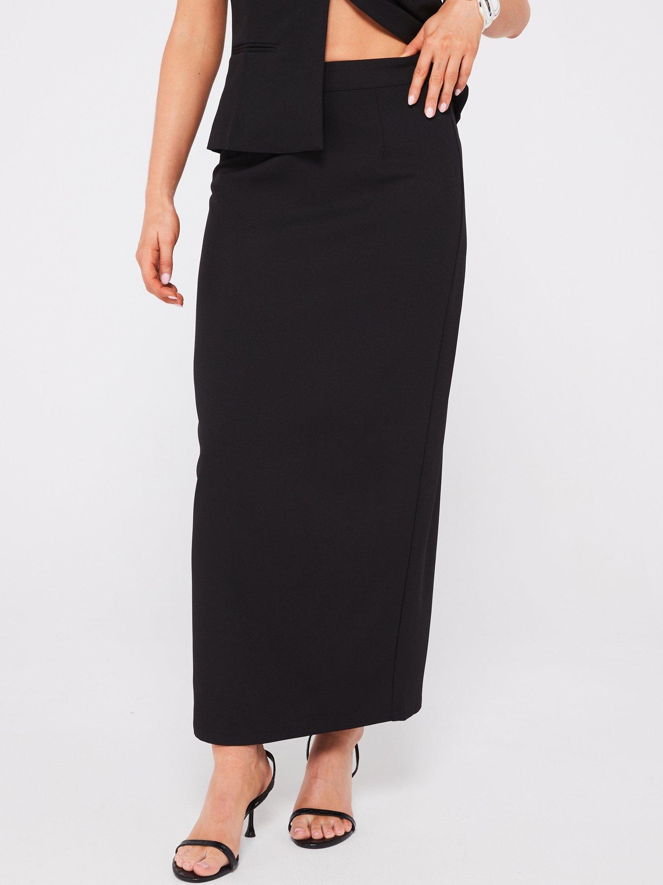 in-the-style-split-midi-skirt-black