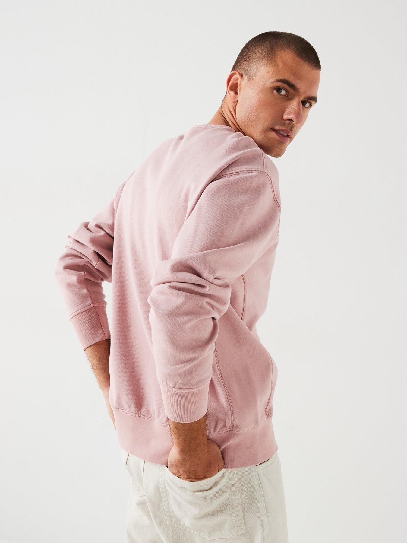 levis-authentic-relaxed-fit-crew-neck-sweat-top-light-pinkstillFront