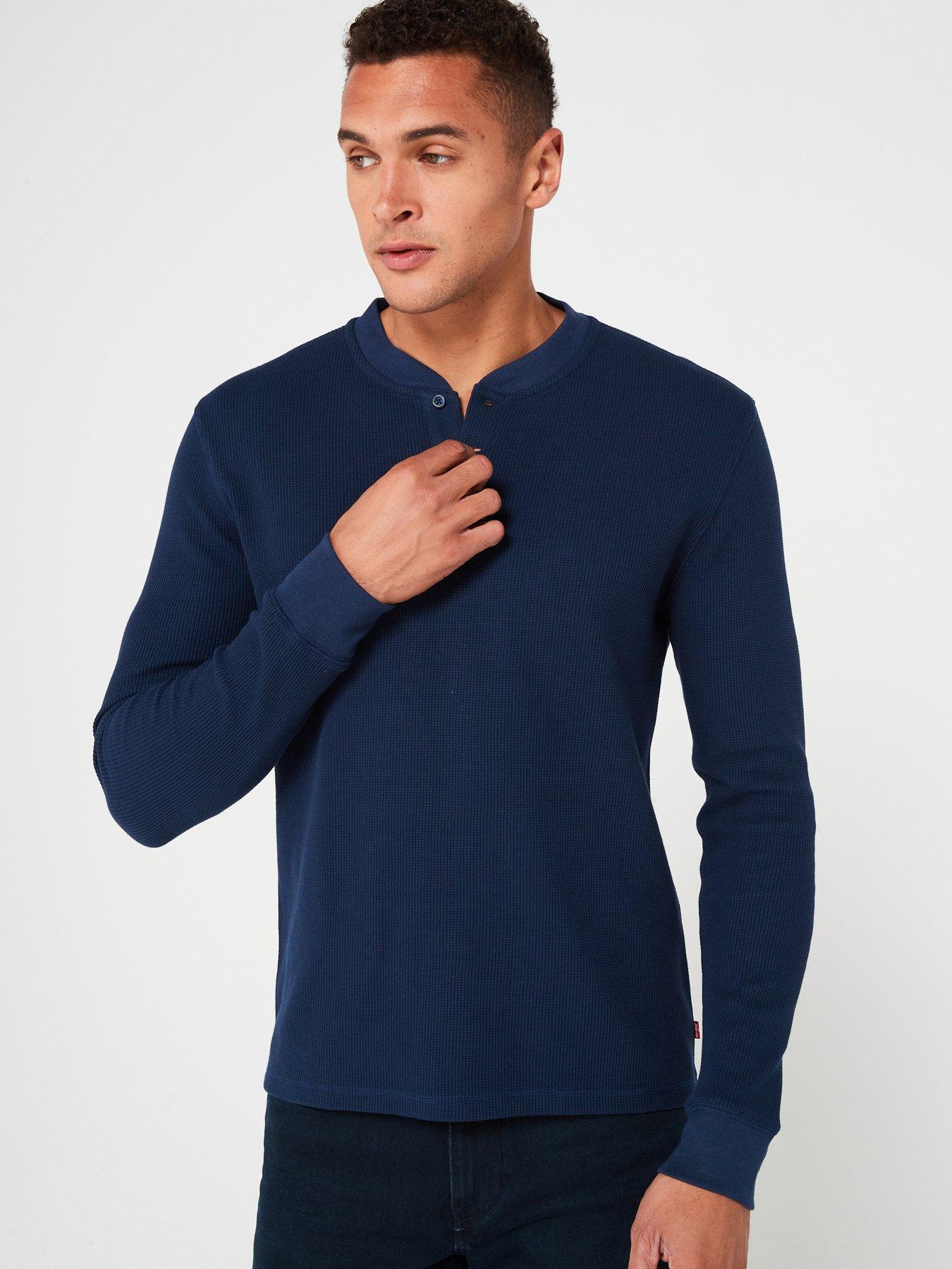 levis-levis-long-sleeve-thermal-henley-t-shirt-dark-blue