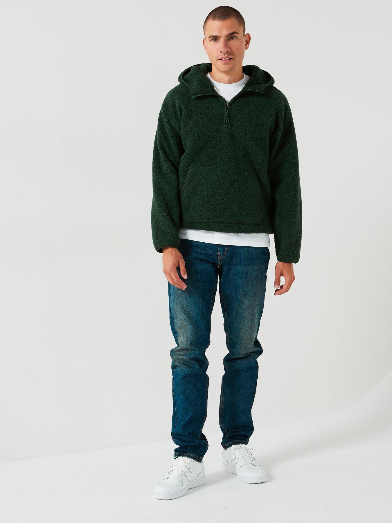 levis-levis-sherpa-pullover-hoodie-dark-greenback