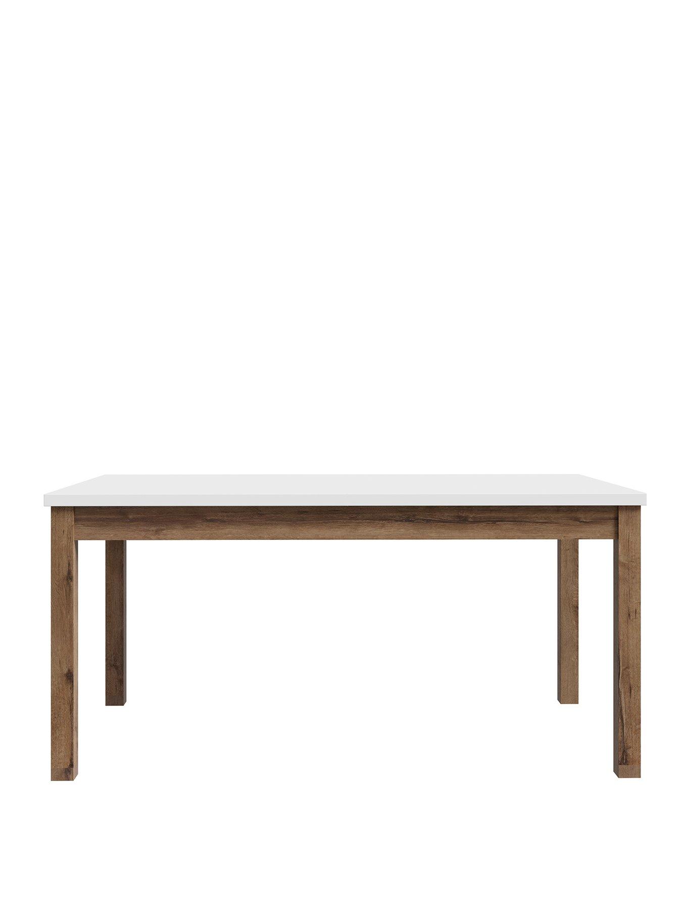 Image 2 of 7 of The Very Collection Penkridge 160 - 207 cm&nbsp;Extending Dining Table - Grey/Oak