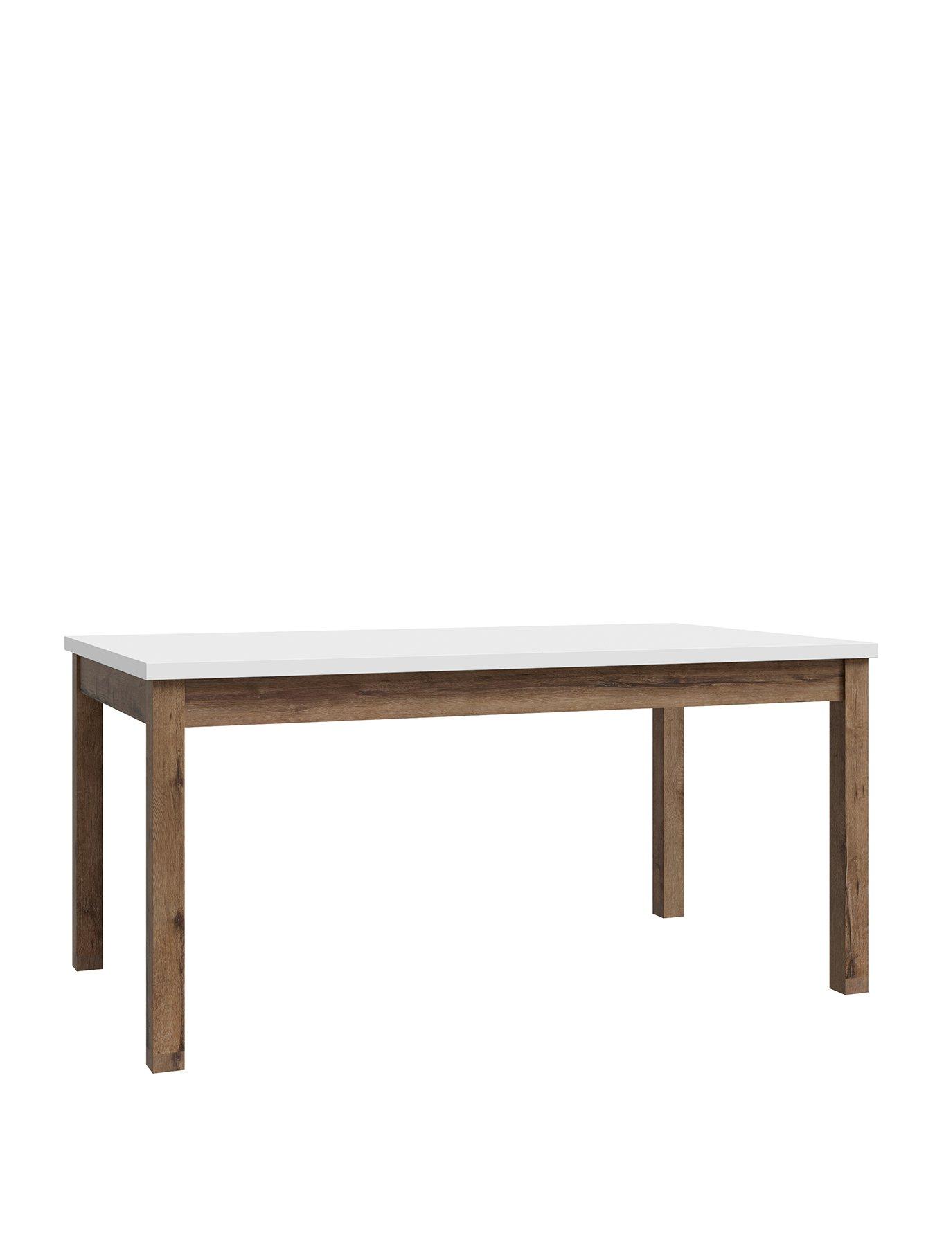 Image 3 of 7 of The Very Collection Penkridge 160 - 207 cm&nbsp;Extending Dining Table - Grey/Oak