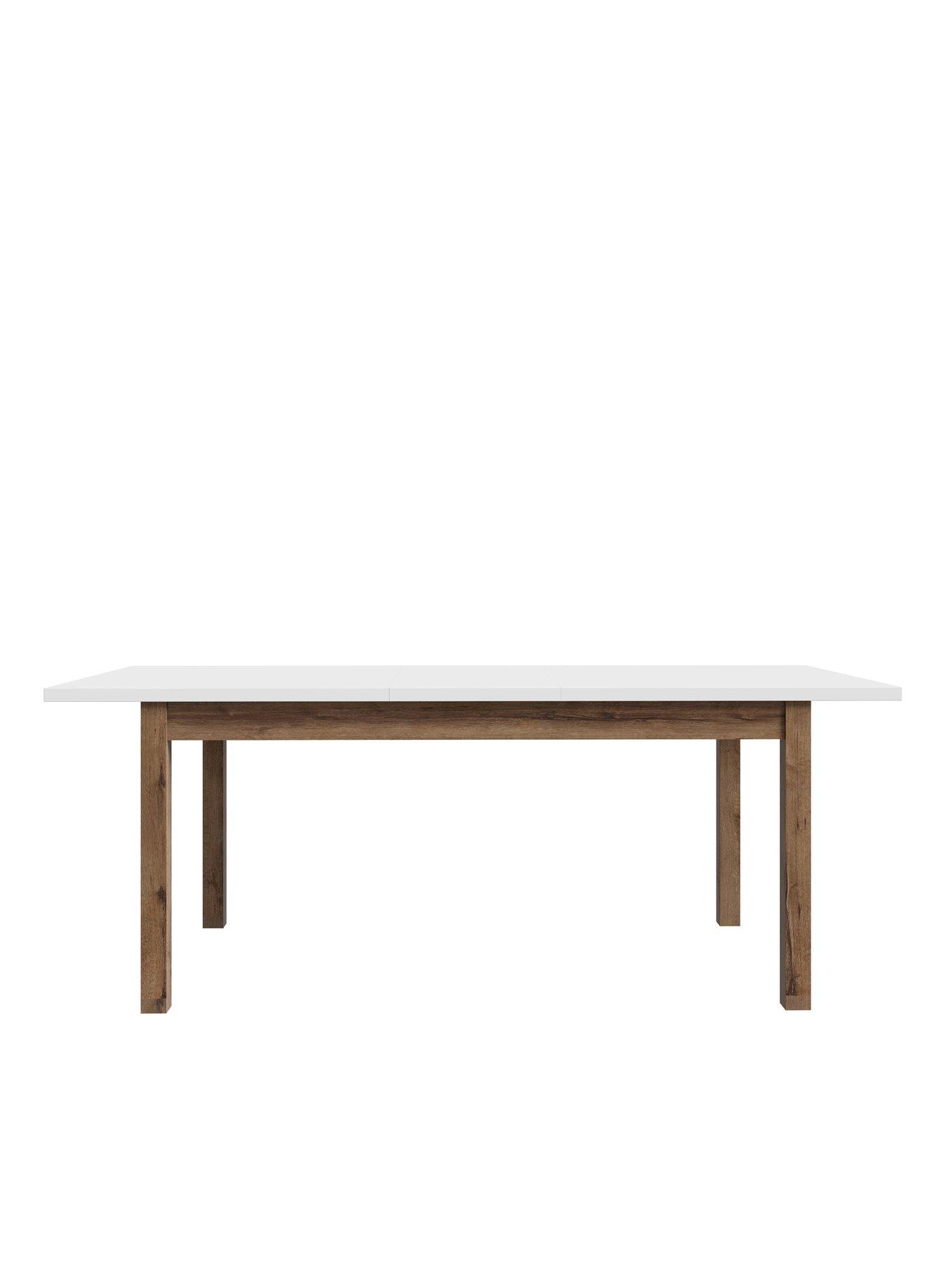 Image 5 of 7 of The Very Collection Penkridge 160 - 207 cm&nbsp;Extending Dining Table - Grey/Oak