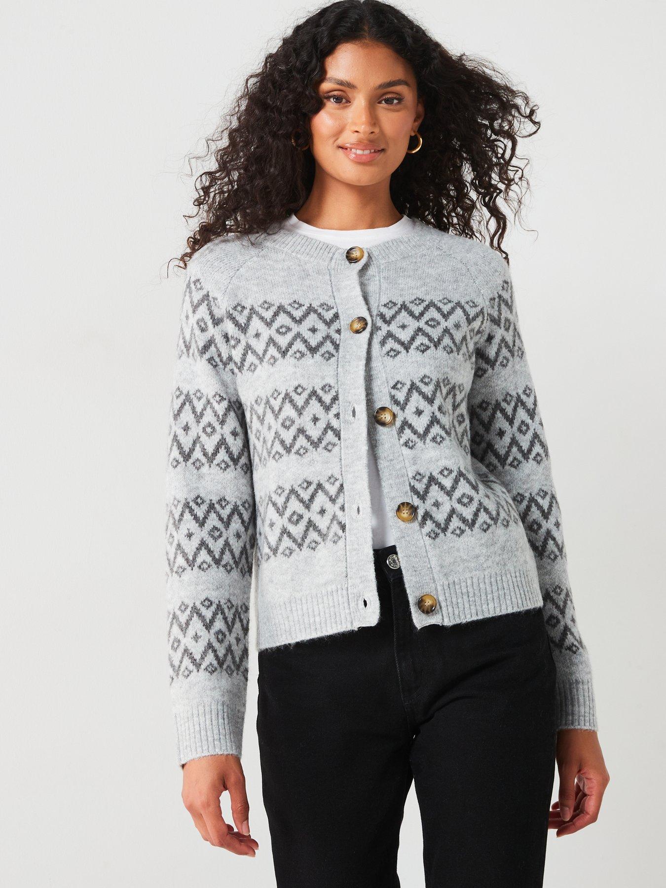 v-by-very-crew-neck-fairisle-cardigan-greyoutfit