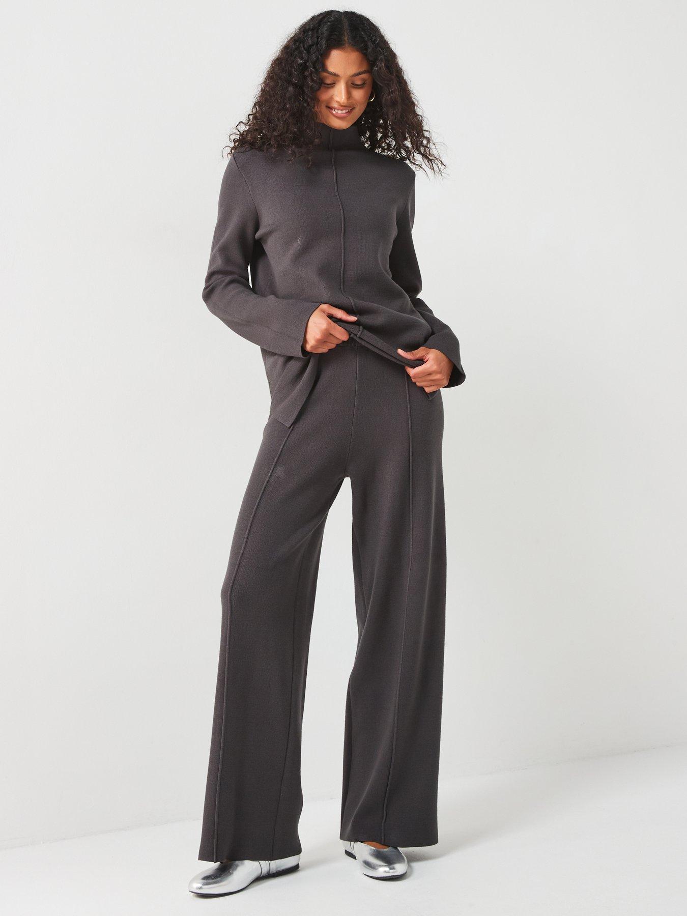 v-by-very-wide-leg-knitted-trouser-co-ord-charcoalback