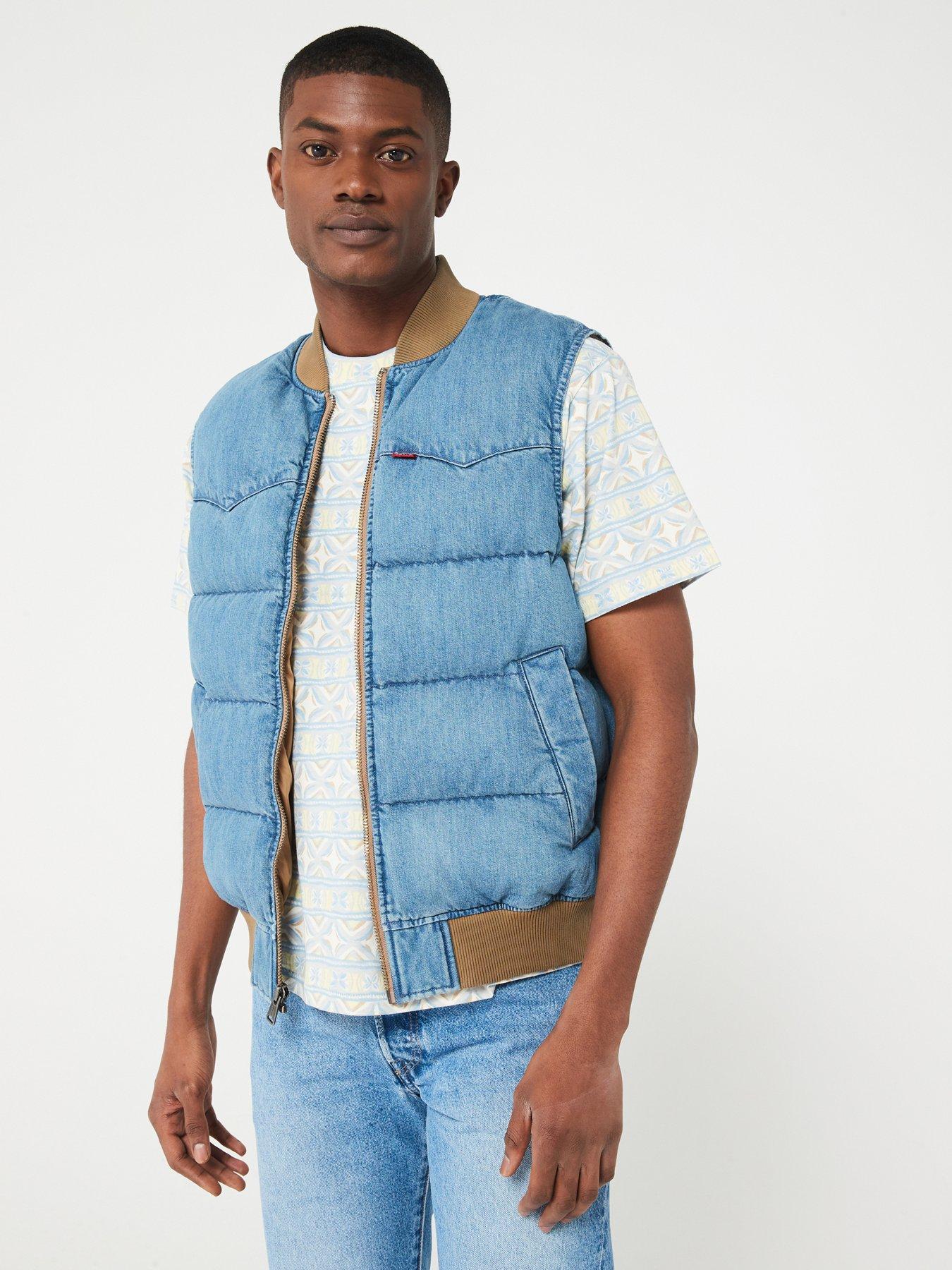 levis-levis-western-denim-gilet-blue