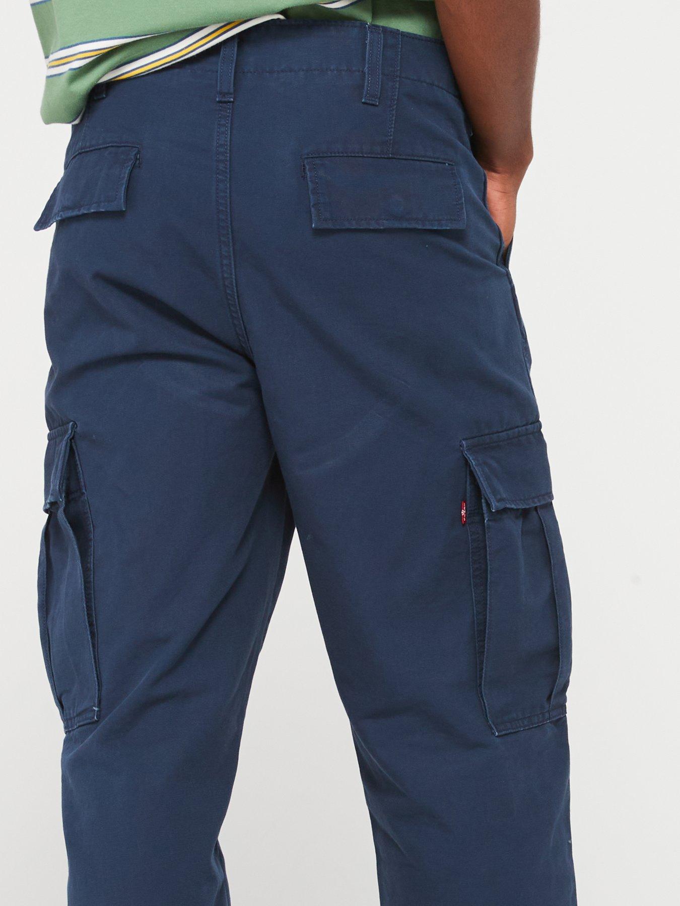 levis-xx-straight-fit-cargo-trousers-dark-blueoutfit