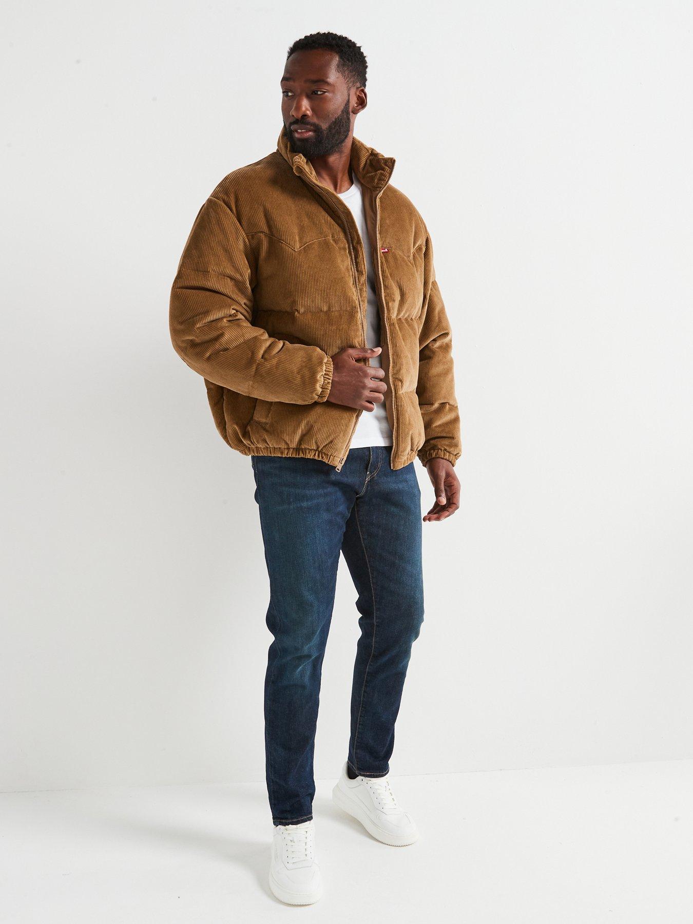 Levi's Super Corduroy Padded Jacket Brown Very Ireland