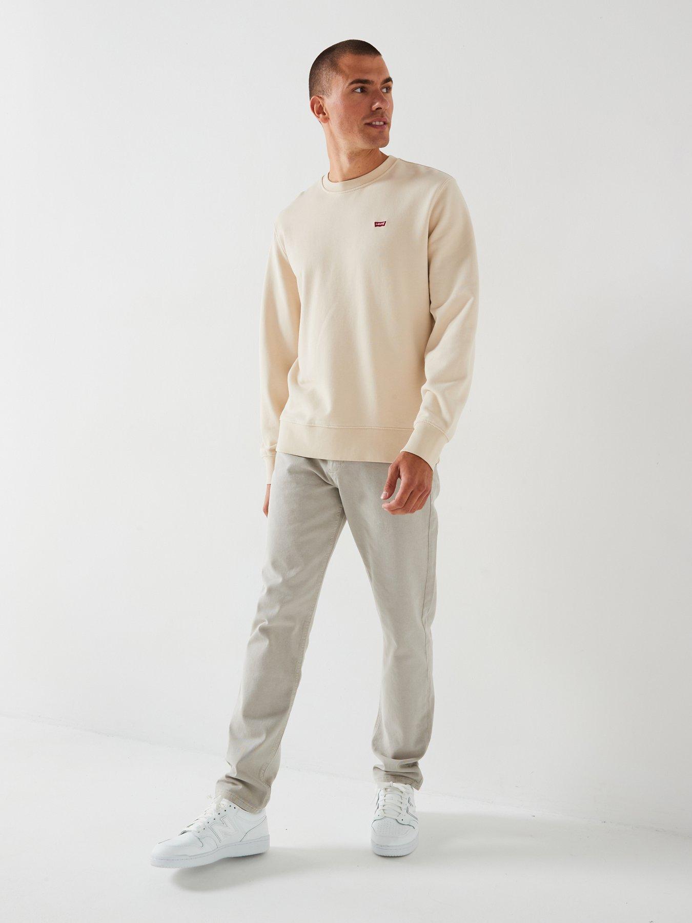 Image 3 of 5 of Levi's Levis Original Housemark Crew Neck Sweat Top - Cream