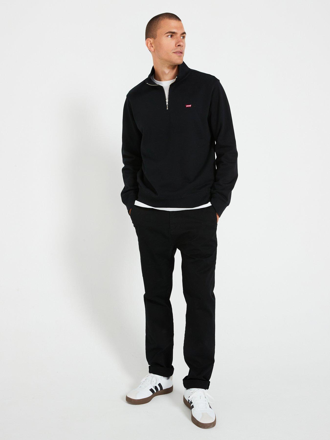 levis-levis-original-housemark-14-zip-sweat-top-blackback