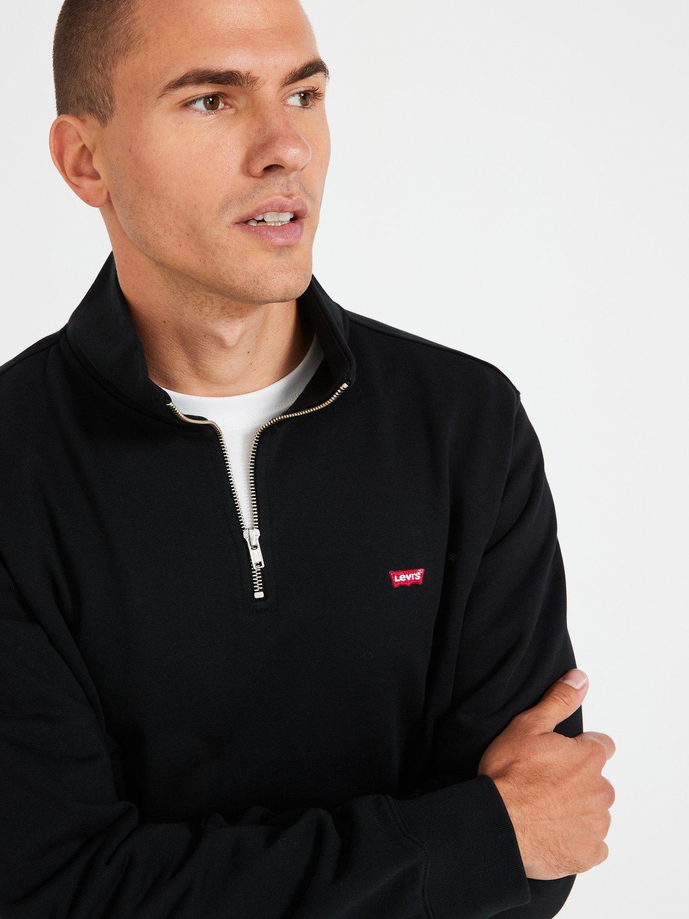 levis-levis-original-housemark-14-zip-sweat-top-blackoutfit