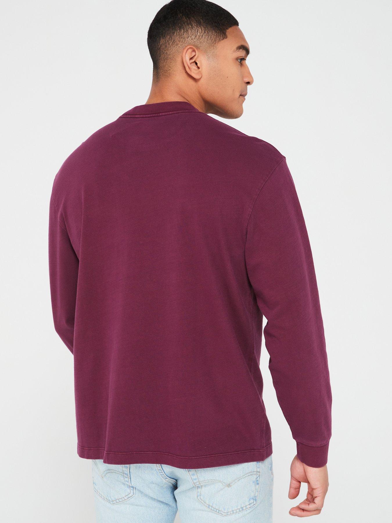 levis-long-sleeve-authentic-pocket-t-shirt-purplestillFront