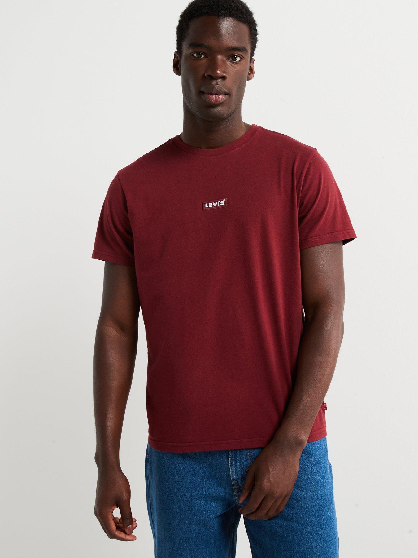 levis-short-sleeve-relaxed-small-tab-t-shirt-dark-redfront