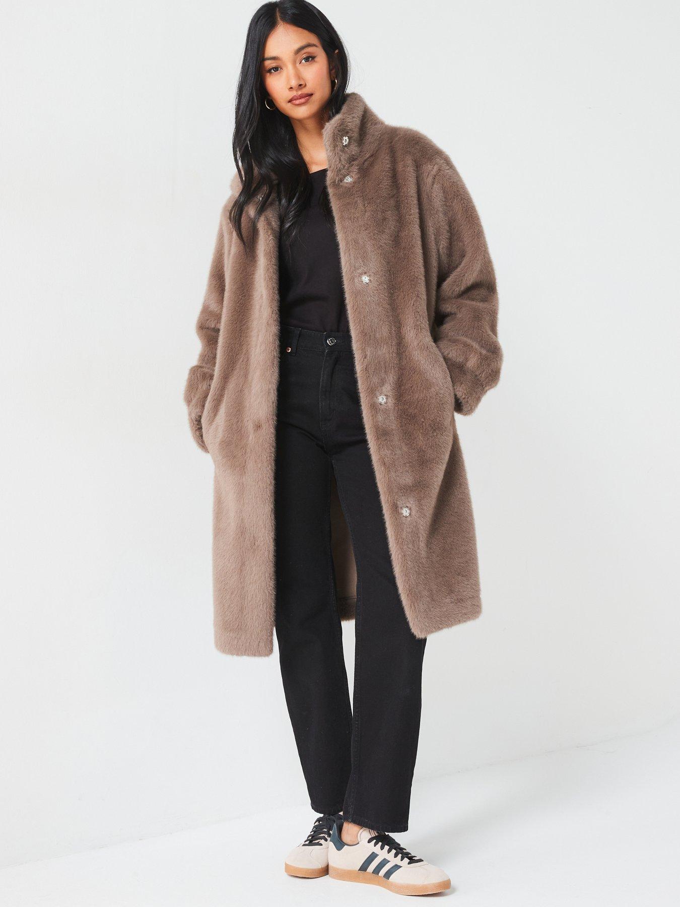 v-by-very-faux-fur-bonded-coat-minkdetail