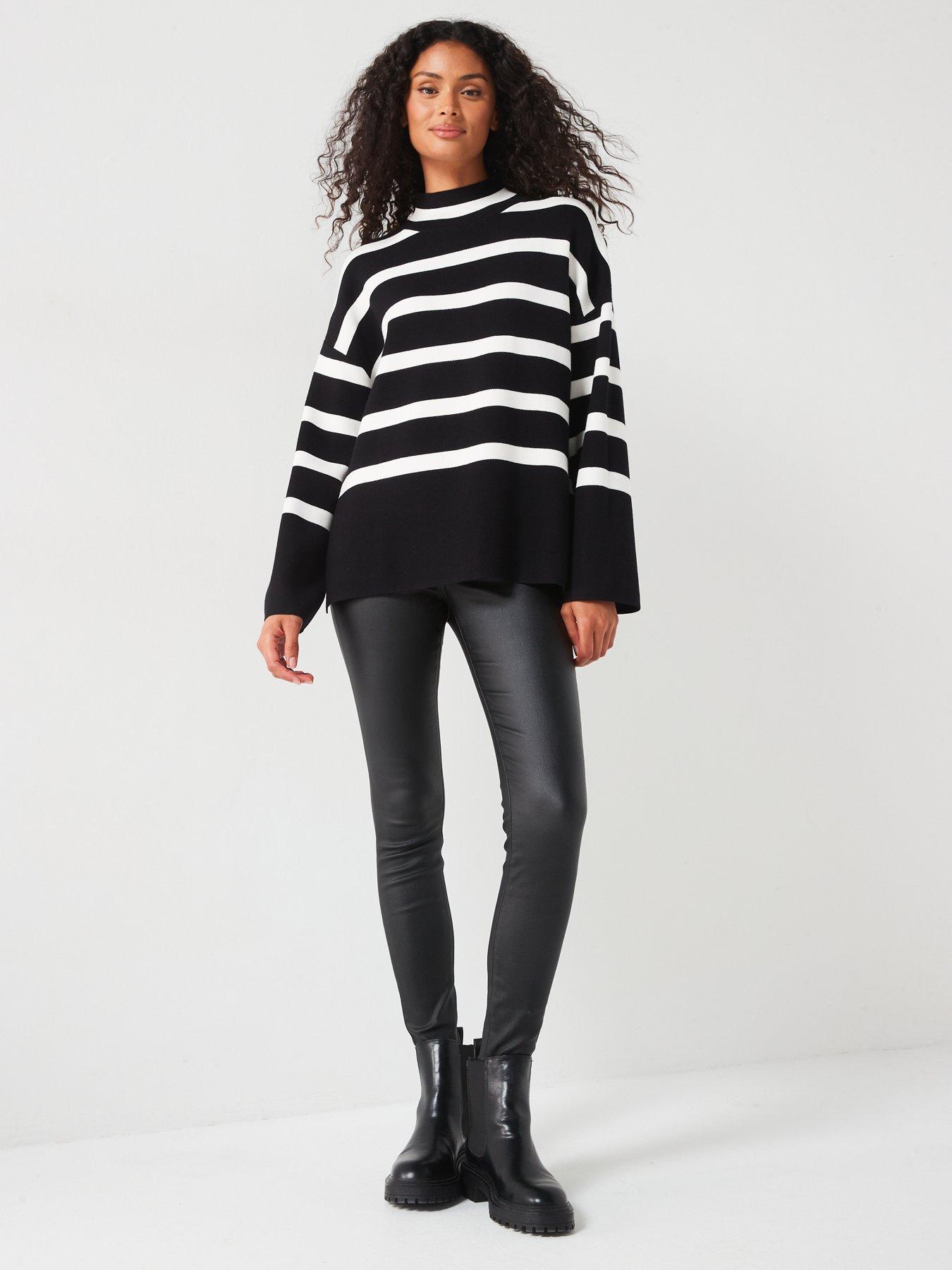 v-by-very-funnel-neck-stripe-compact-yarn-jumper-multiback